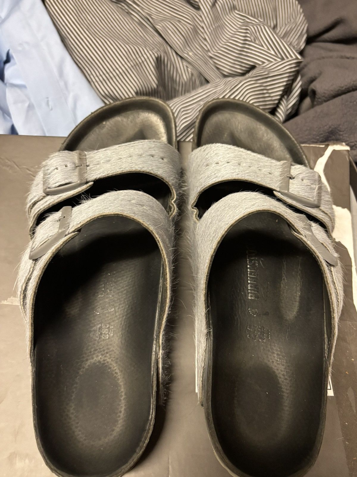 Birkenstock × Rick Owens rick owen’s pony hair birks Size US 11 / EU 44 - 2 Thumbnail