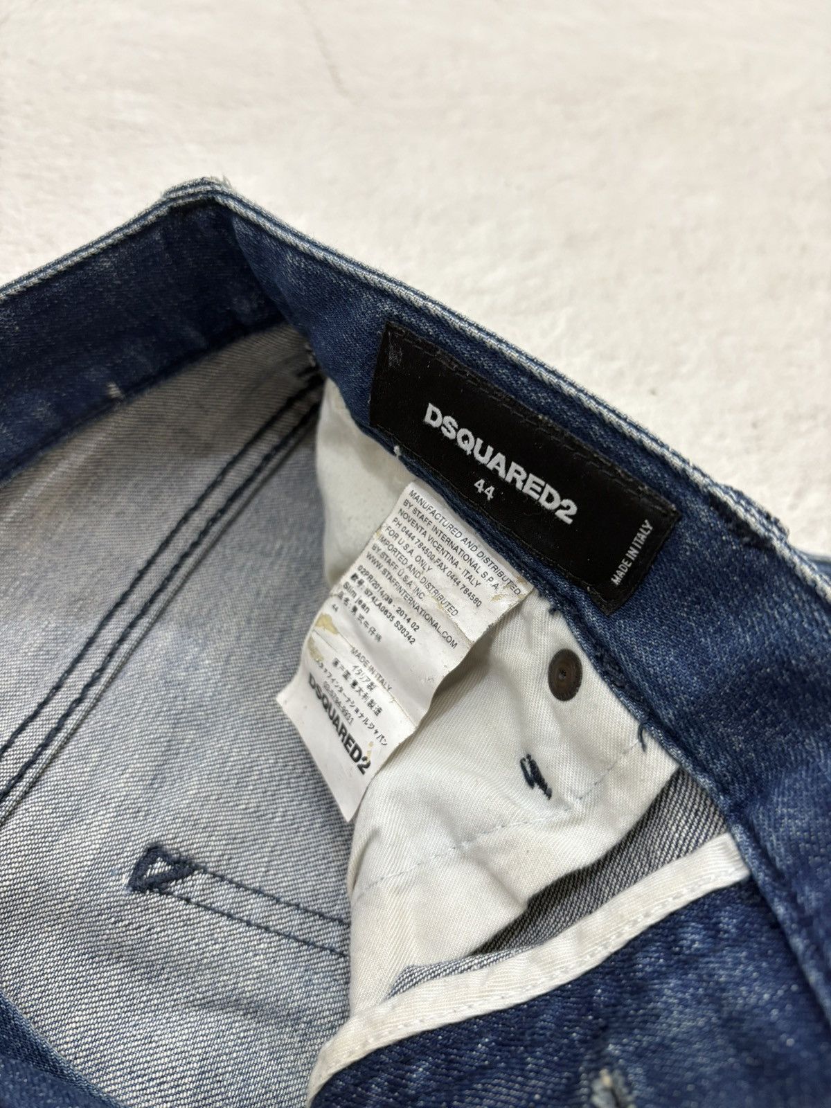 Dsquared2 2000s Dsquared distressed denim pants y2k style Size US 31 - 5 Thumbnail