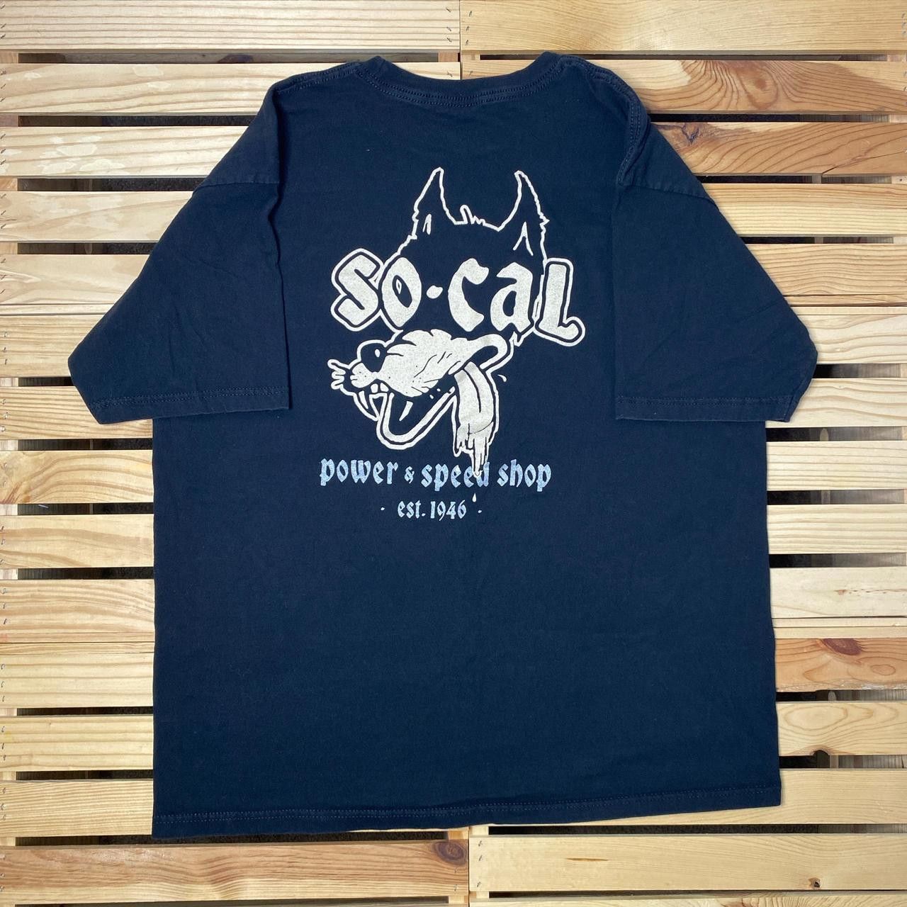 Other Vintage So-Cal Speed Shop Black Hot Rod Tee Size XL Size US XL / EU 56 / 4 - 1 Thumbnail