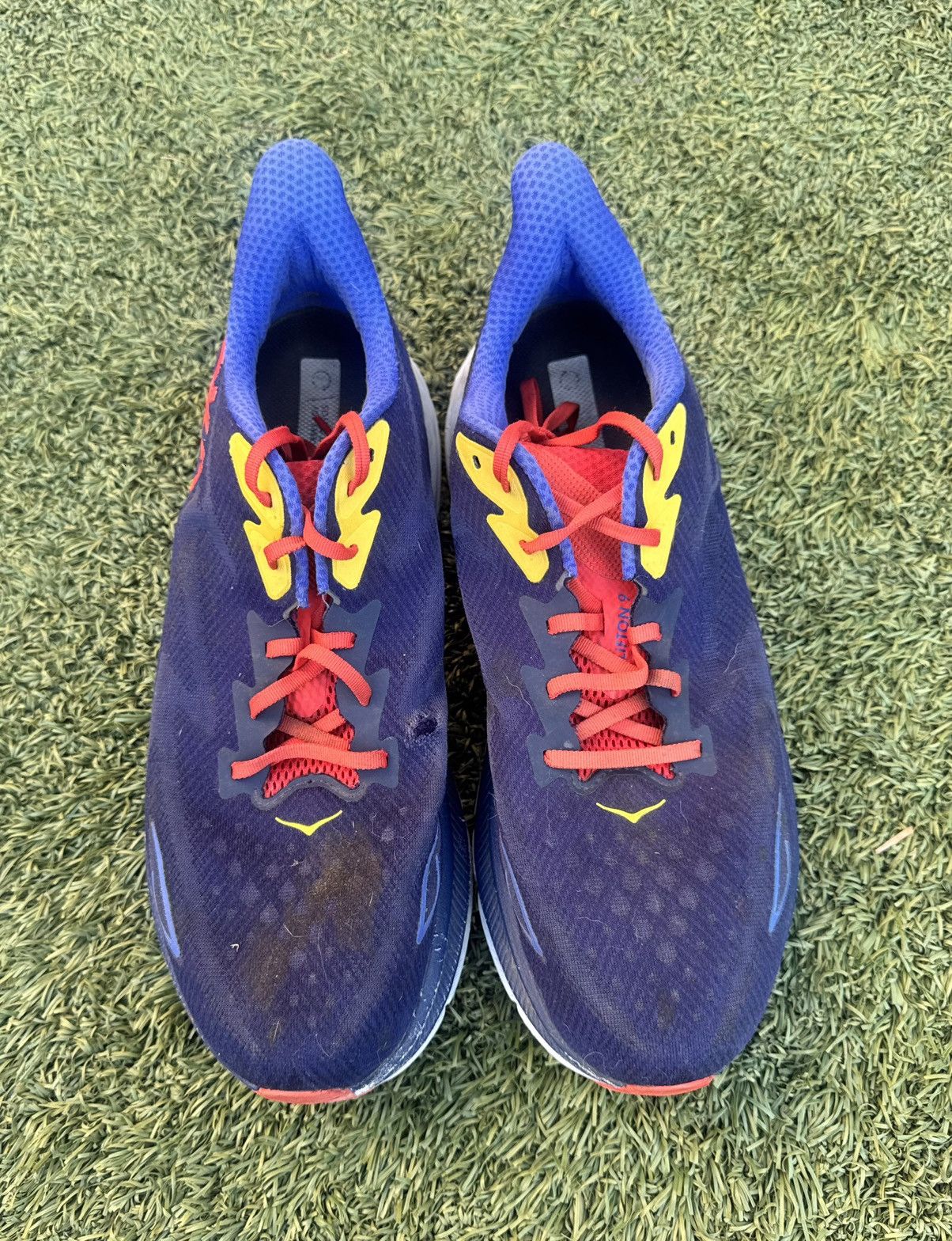 Hoka Hoka One One Clifton 9 Blue Cushioning Road Running Shoes 14 Size US 14 / EU 47 - 4 Thumbnail