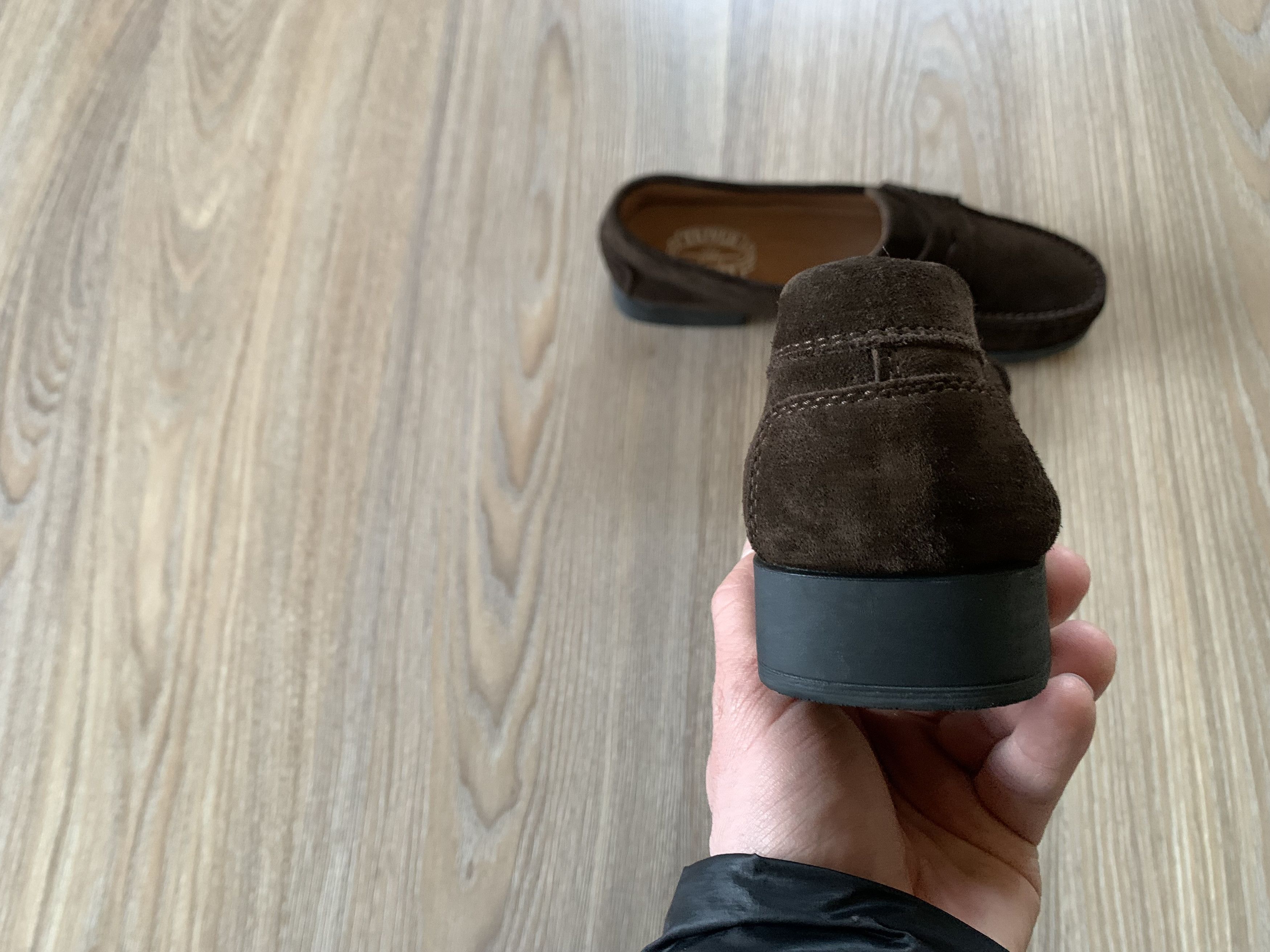 Vintage Triver Flight Brown Suede Mocassins Loafers Size US 8 / EU 41 - 7 Thumbnail