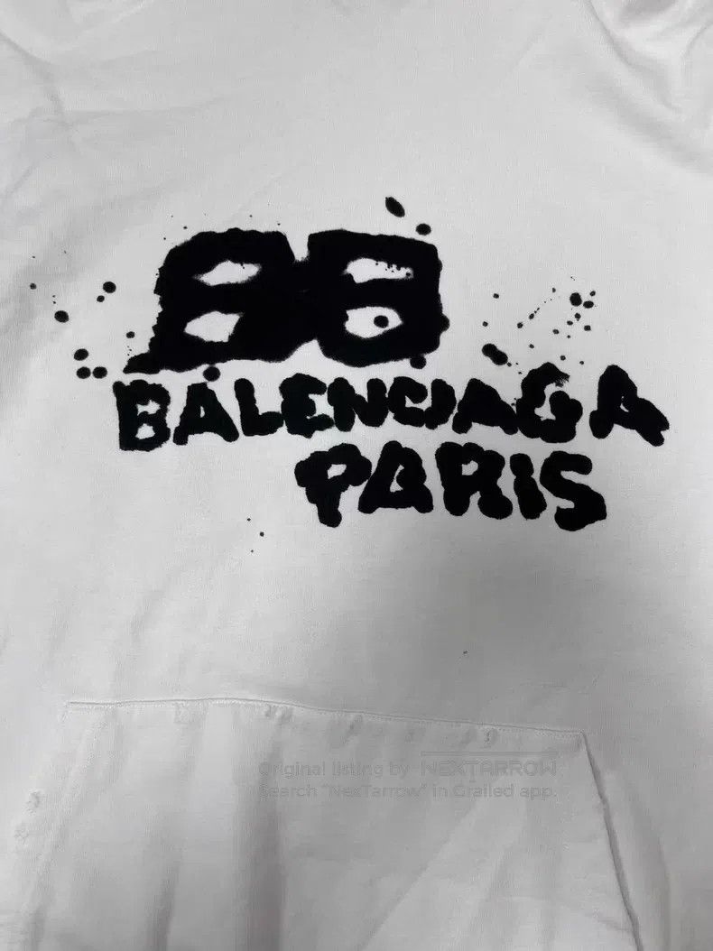 Balenciaga Balenciaga Alphabet Logo Printed Hooded Long Sleeve Sweats Size US S / EU 44-46 / 1 - 3 Thumbnail