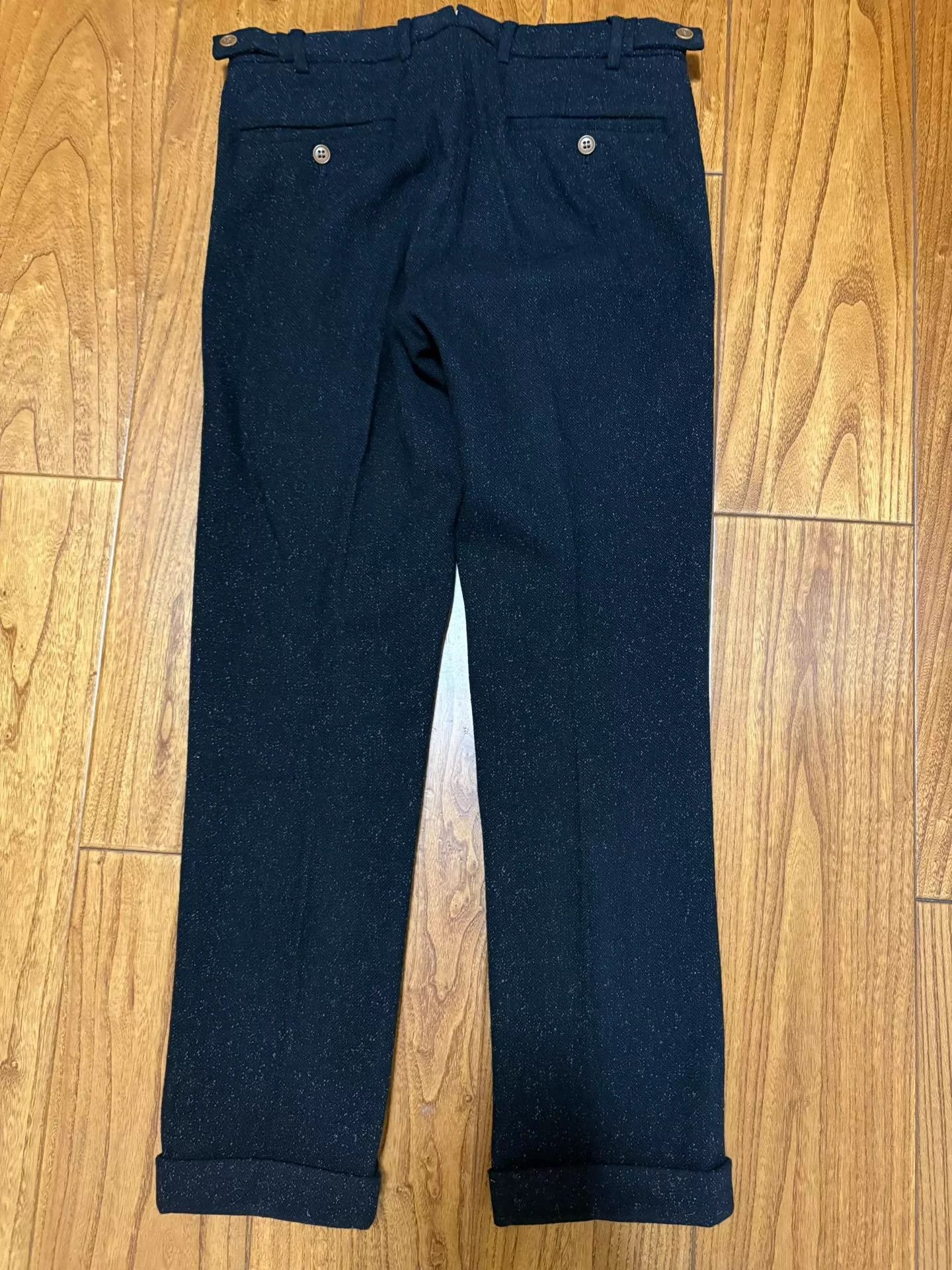 Visvim VISVIM CORNELL SLACKS Snowflake Wool Black W40.5 Size US 32 / EU 48 - 2 Thumbnail