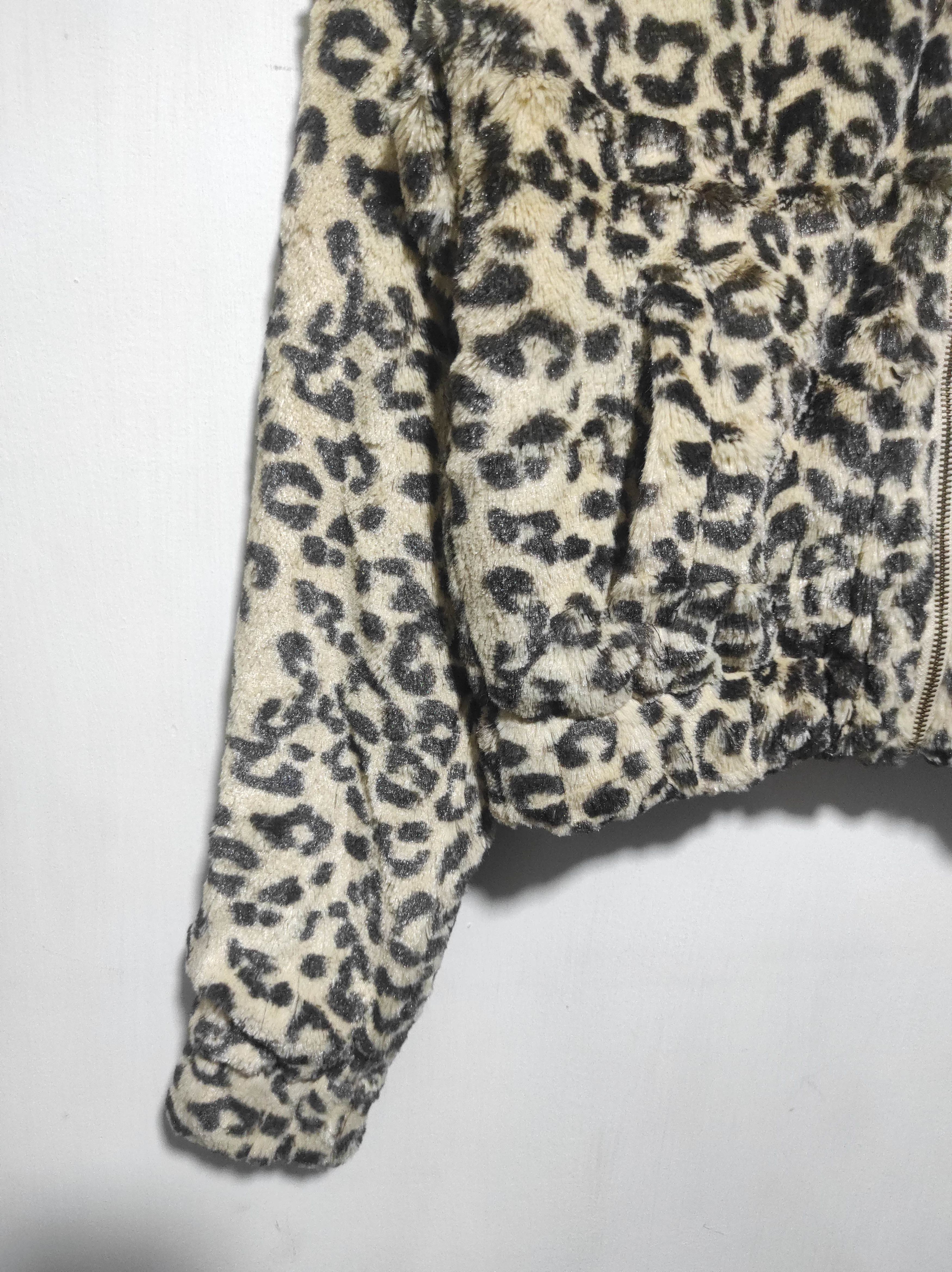 Hysteric Glamour Torte Sherpa Leopard Fur Zip Hoodie Lgb IfSixWasNine style Size M / US 6-8 / IT 42-44 - 4 Thumbnail