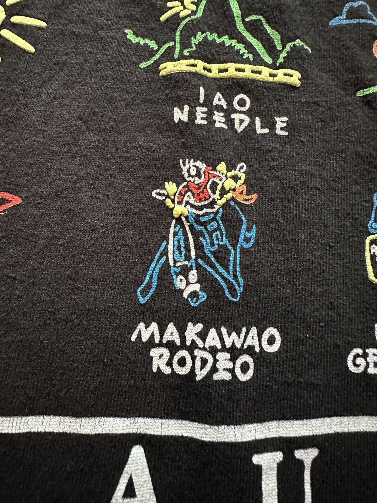 Vintage Vintage 90s Maui Hawaii Cartoon Graphic Tee Size US M / EU 48-50 / 2 - 3 Thumbnail