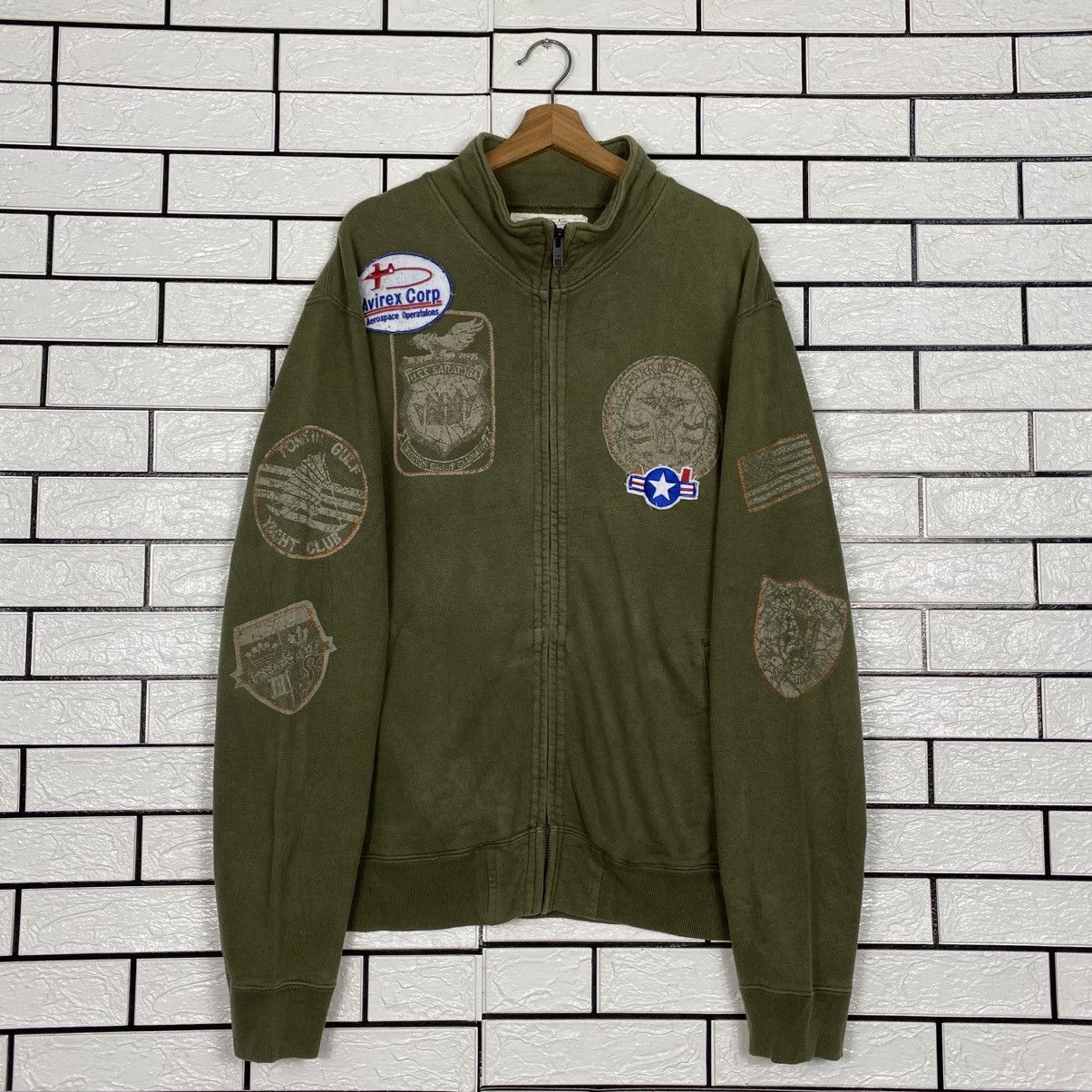 Avirex 📌Vintage Bomber Jacket Avirex Full Patches Punk Style Size US XXL / EU 58 / 5 - 9 Thumbnail