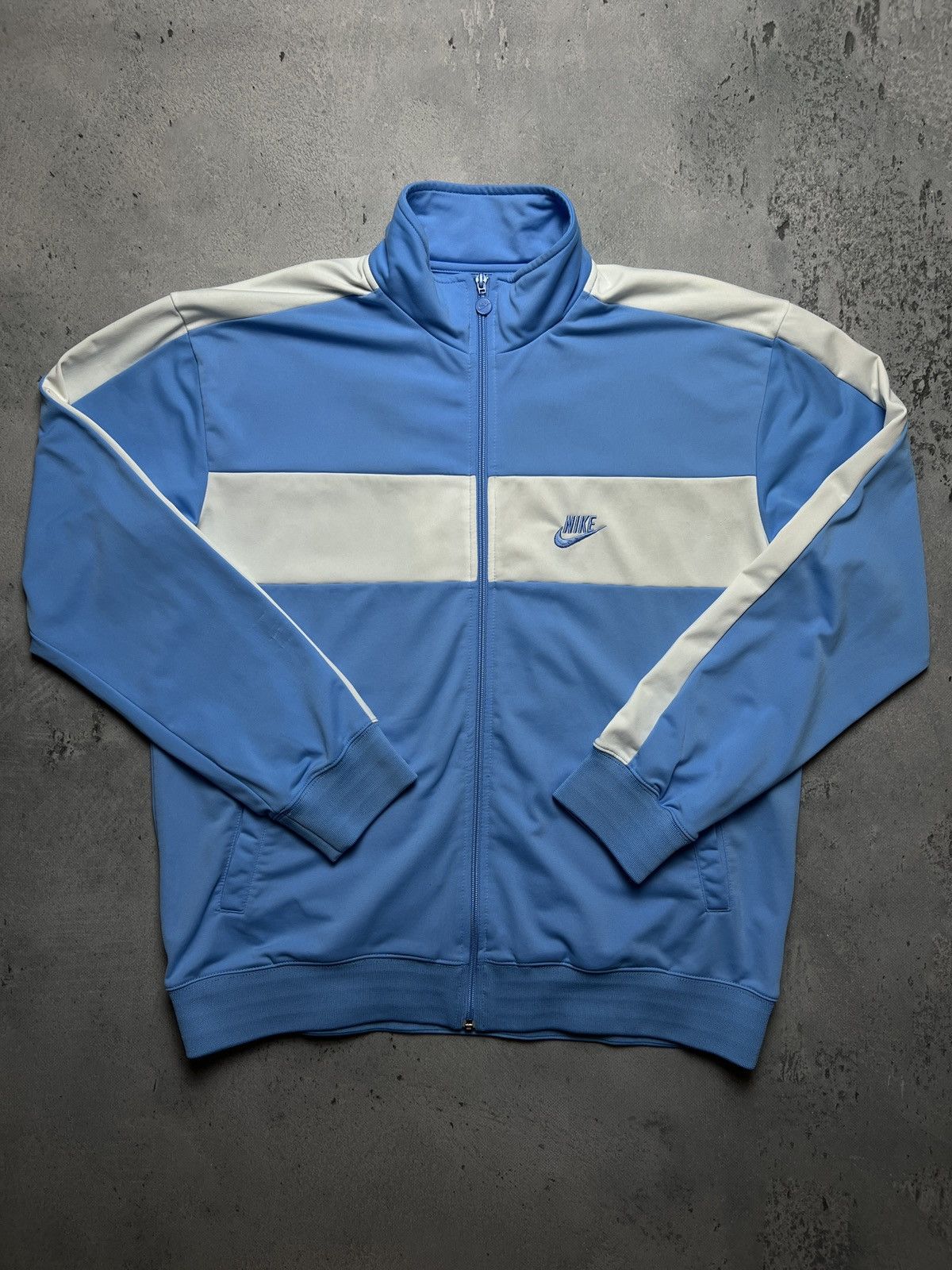 Nike Vintage Zip-Up Nike small swoosh y2k Big Logo USA 00s 90s Size US XL / EU 56 / 4 - 2 Thumbnail