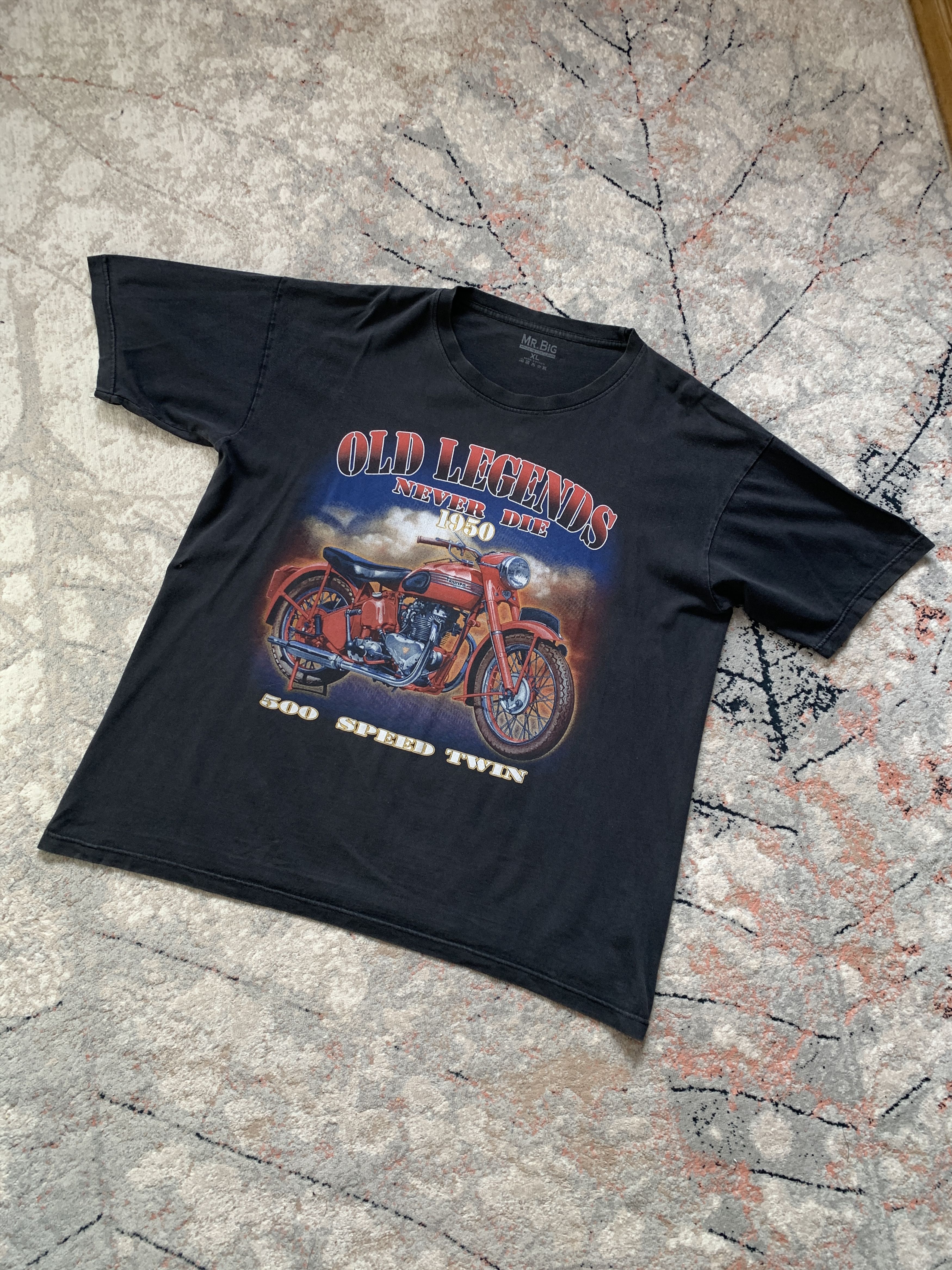 Band Tees × Vintage Mr. BIG Old Legends Never Die 500 Speed Twin Tee Size US XL / EU 56 / 4 - 1 Thumbnail