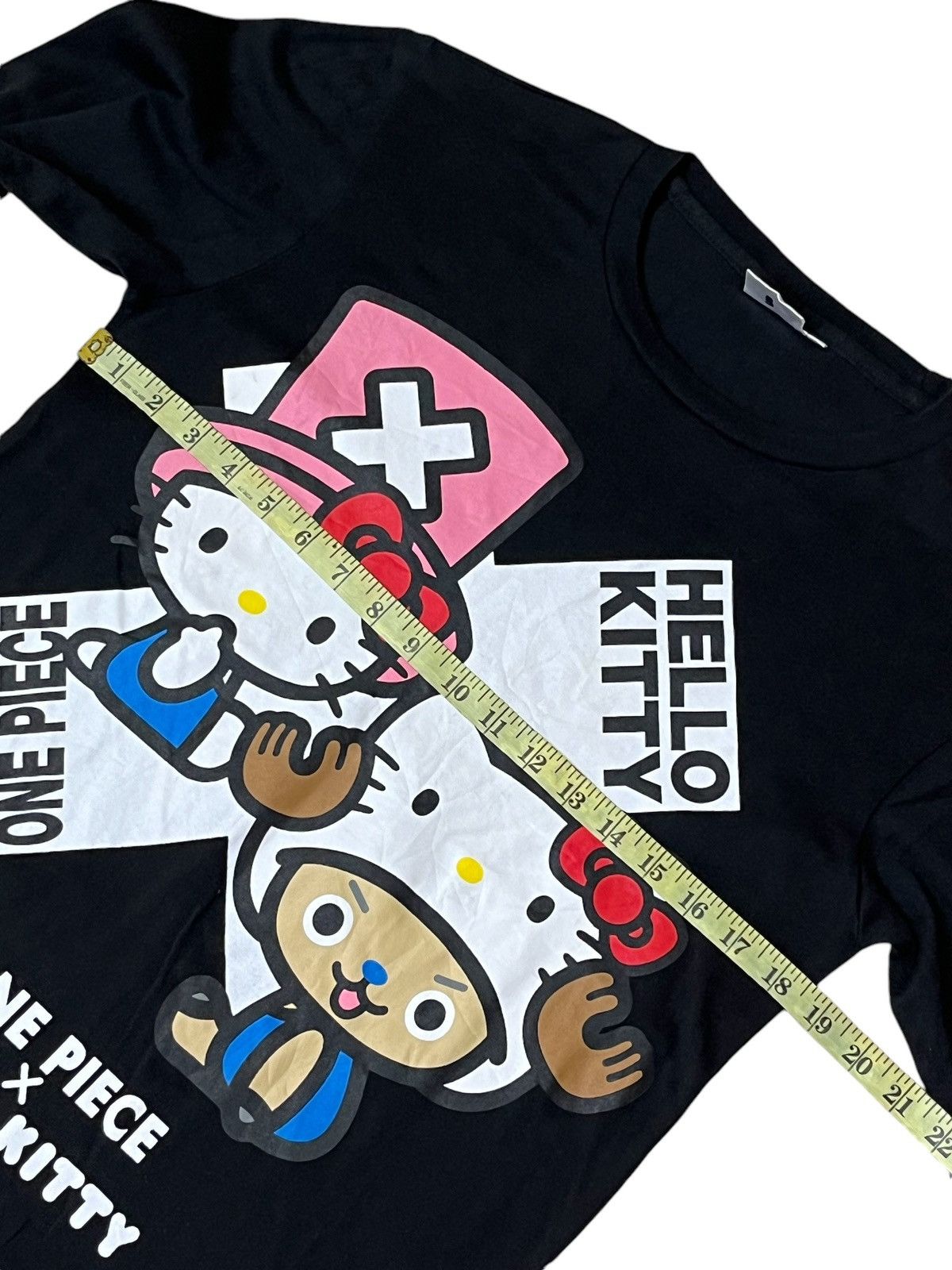 Anime VINTAGE Y2K HELLO KITTY X ONE PIECE SANRIO L/S T SHIRT Size US L / EU 52-54 / 3 - 7 Thumbnail