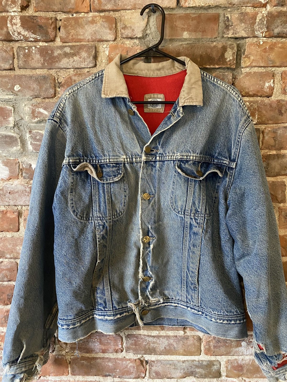 Lee 1980s Vintage Lee Denim Jacket Size US L / EU 52-54 / 3 - 1 Thumbnail