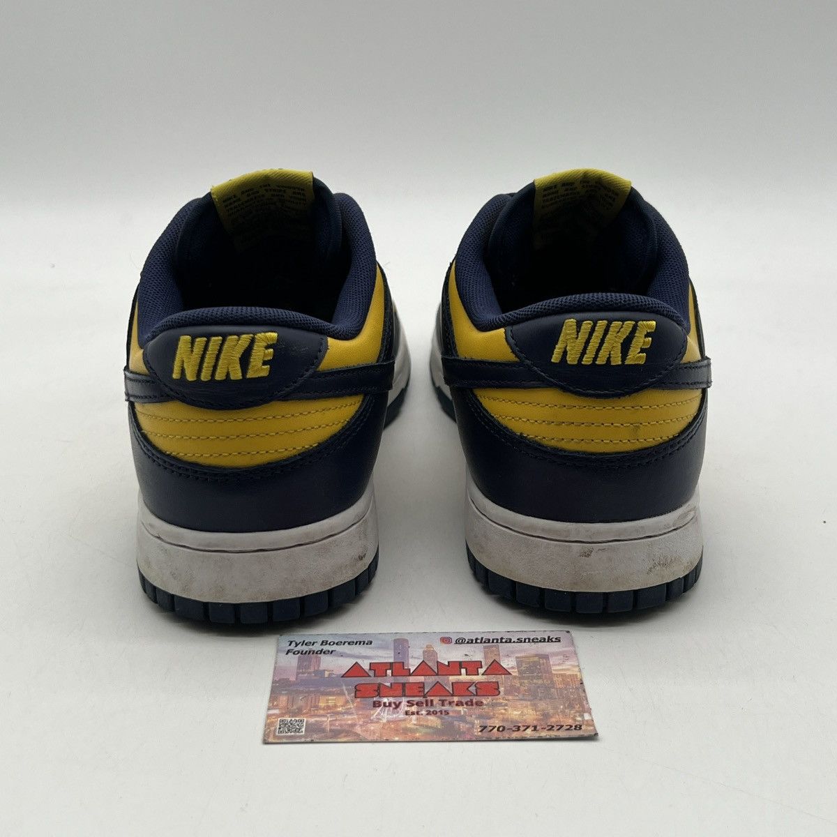 Nike Nike dunk low Michigan Size US 9 / EU 42 - 3 Thumbnail