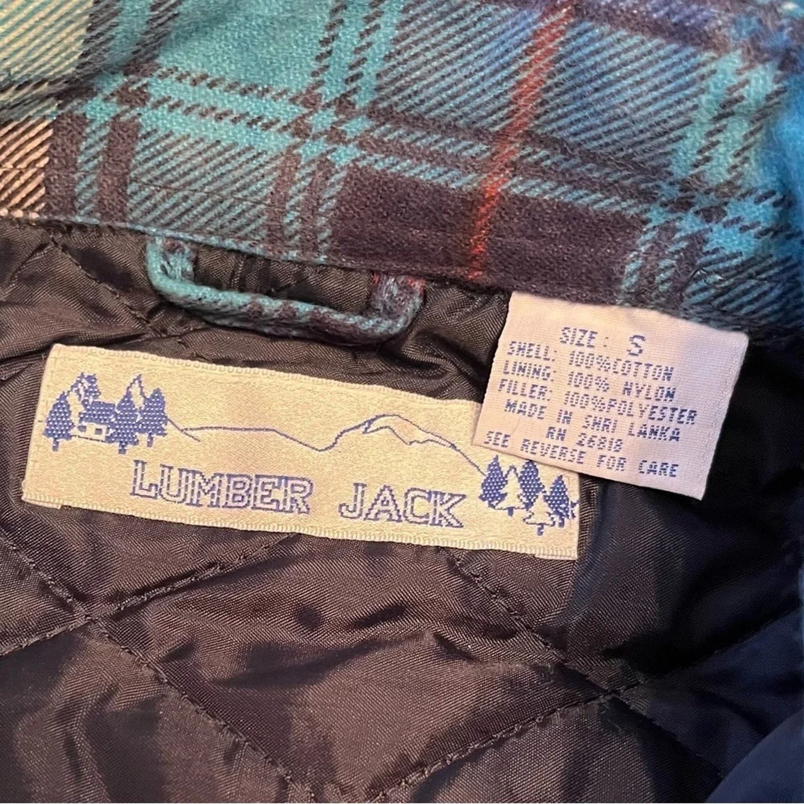 Lumberjack Vintage blue plaid Lumber Jack jacket, size Small Size US S / EU 44-46 / 1 - 4 Thumbnail