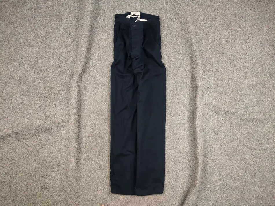 Folk Folk Design Classic Navy Blue Cotton Trouser Pants Size US 34 / EU 50 - 1 Thumbnail