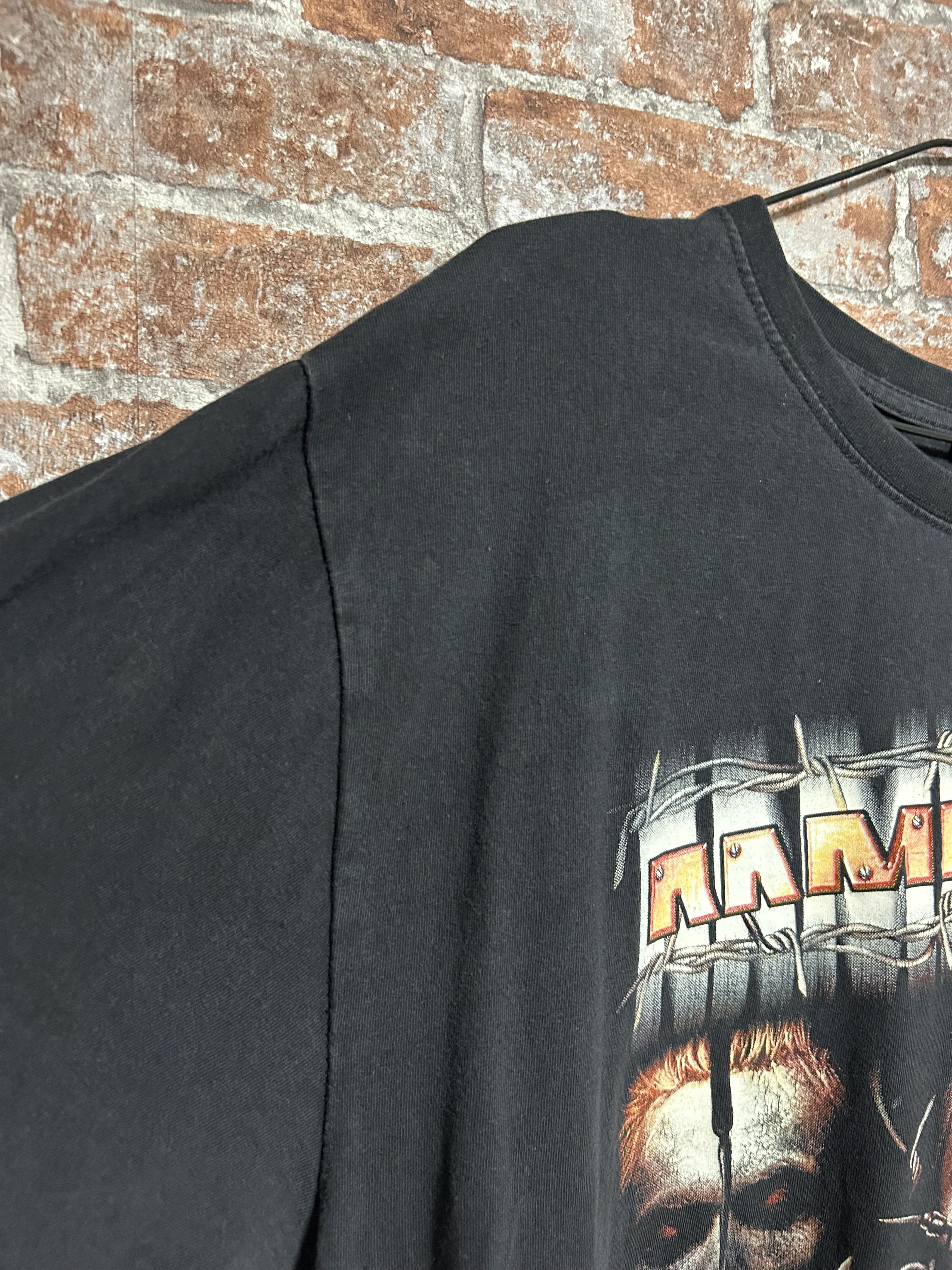 Band Tees × Vintage Vintage 90s Rammstein Rock band T-shirt Size US XL / EU 56 / 4 - 12 Thumbnail