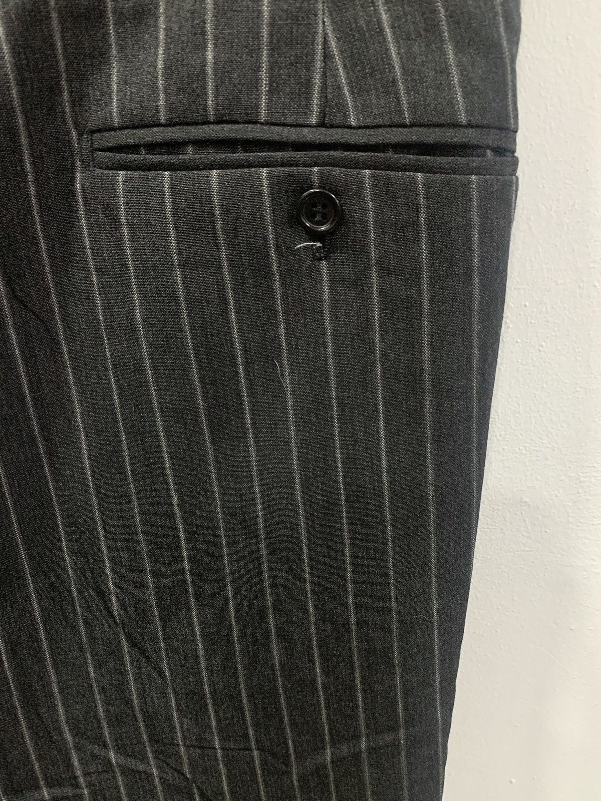Hermes HERMES SUPER 100 S - WOOL CASUAL STRIPED PANTS Size US 36 / EU 52 - 8 Thumbnail