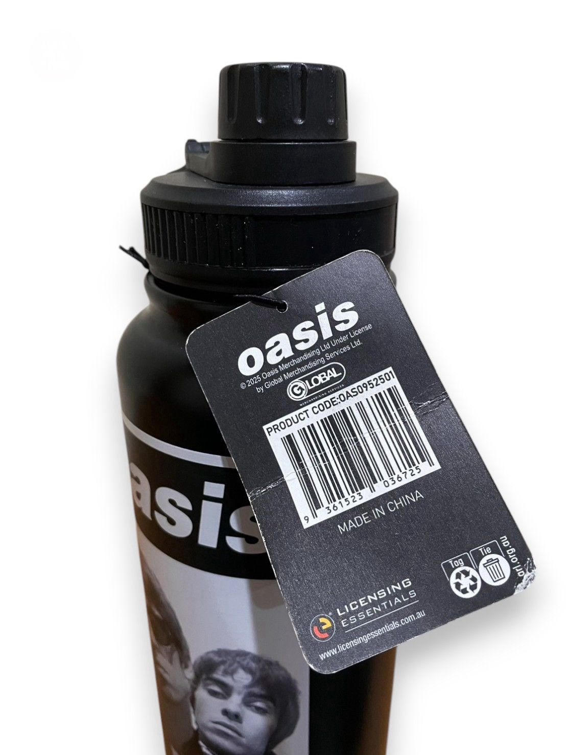 Band Tees OASIS LIVE FOREVER DRINK BOTTLE (2025) Size ONE SIZE - 5 Thumbnail