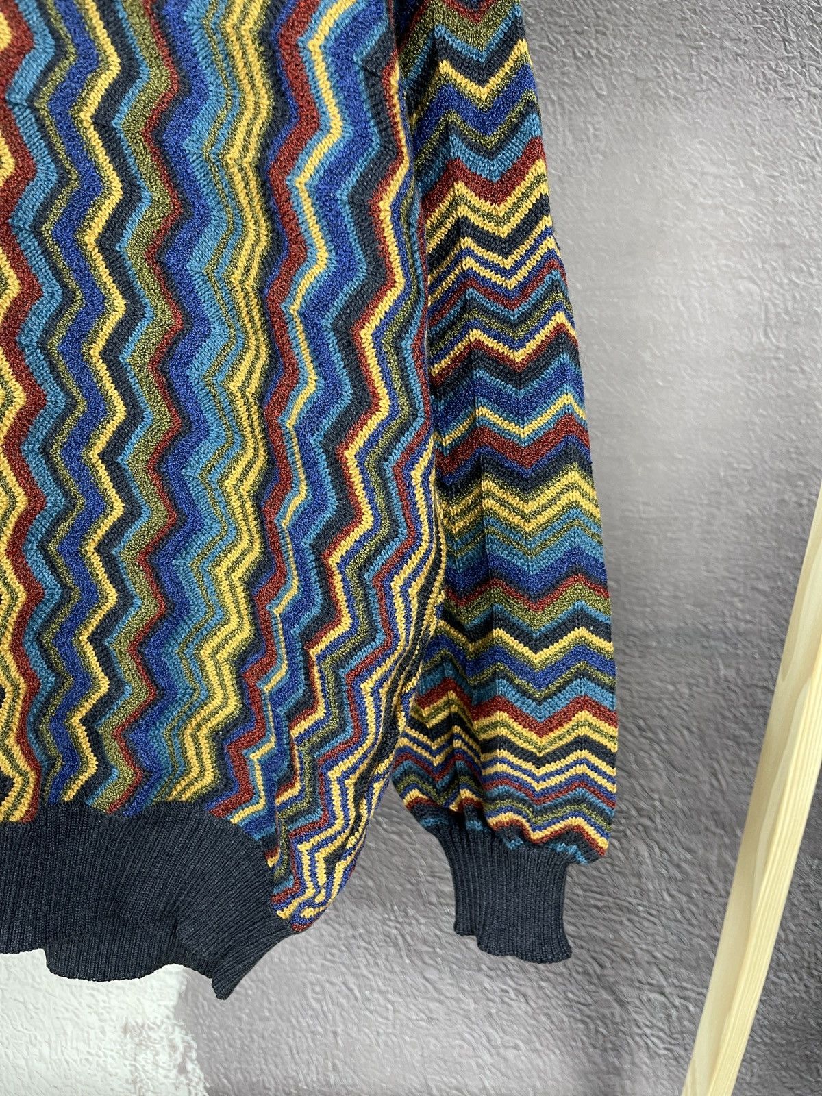 Dalmine Dalmine vintage cable knit coloured sweater coogi style wool Size US XL / EU 56 / 4 - 6 Thumbnail
