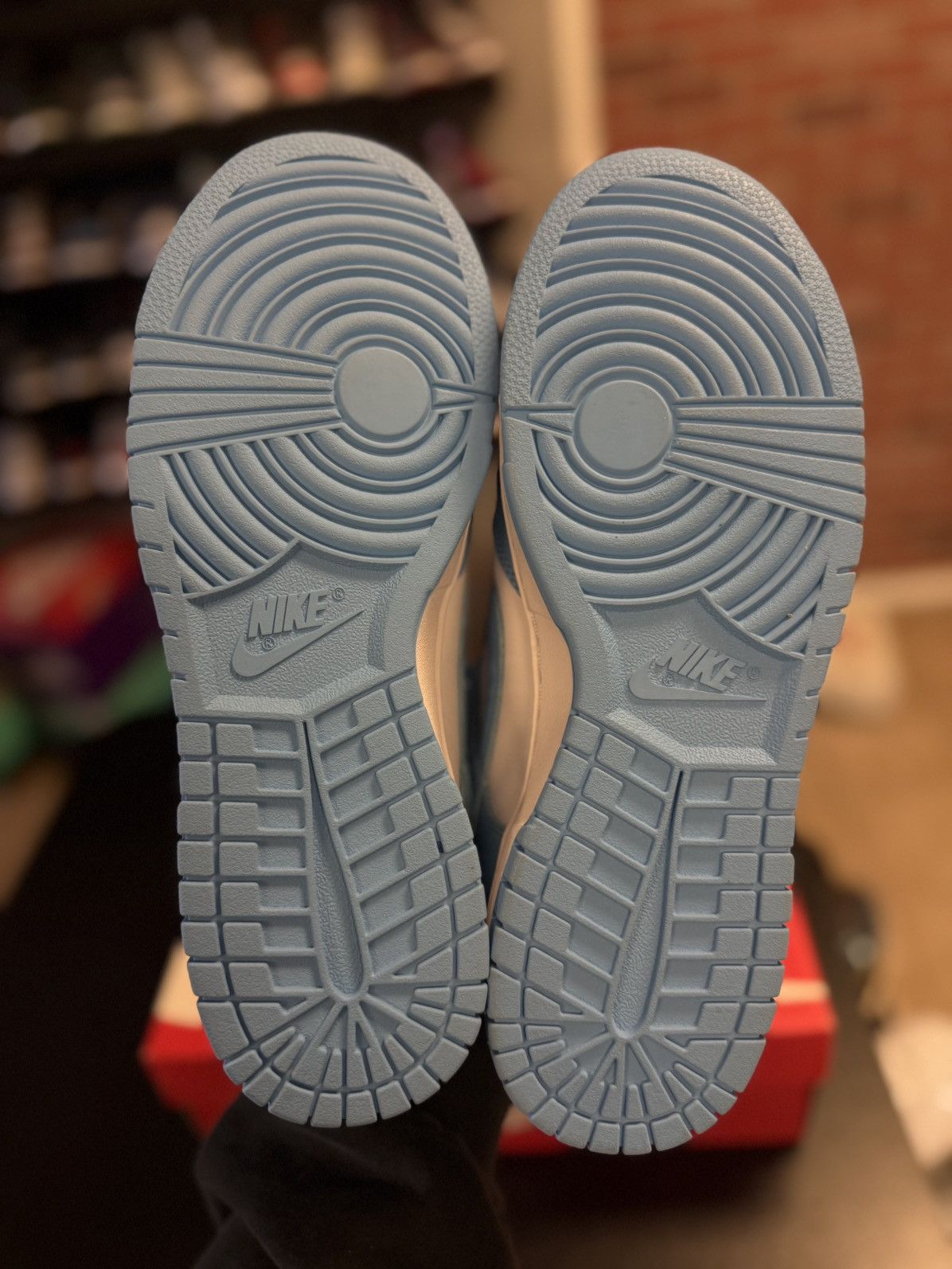 Nike Nike Dunk Low 2021 UNC OG Size 9 Tried On W Box Size US 9 / EU 42 - 15 Thumbnail