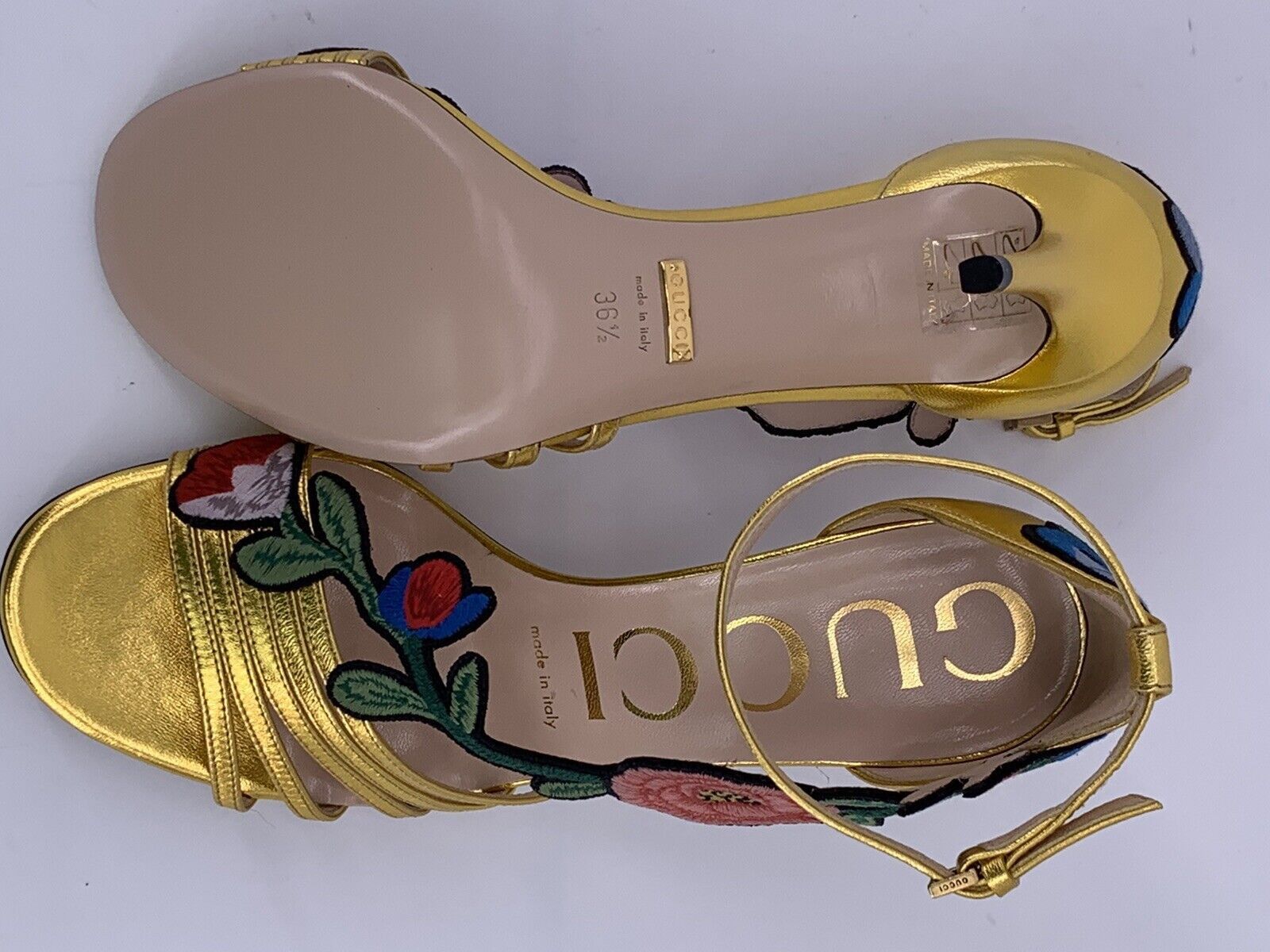 Gucci New Gucci Heels Sandalen Size IT-36,5 / US-6,5 Size US 6.5 / IT 36.5 - 10 Thumbnail