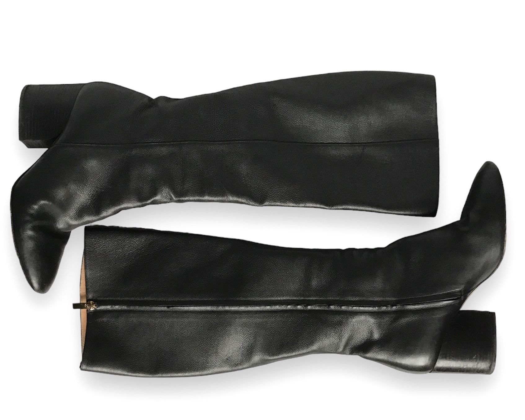 Salvatore Ferragamo × Vintage SALVATORE FERRAGAMO LEATHER KNEE HIGH BOOTS US8.5 EU39 UK6 Size US 8.5 / IT 38.5 - 6 Thumbnail