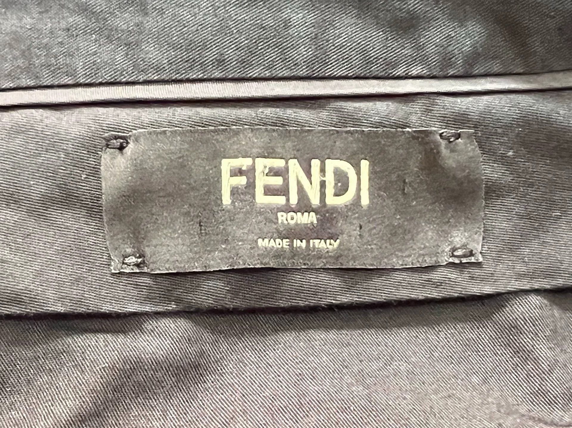 Fendi Fendi Basic Blue Wool-Blend Trousers 50 (Men's) Size US 34 / EU 50 - 4 Thumbnail