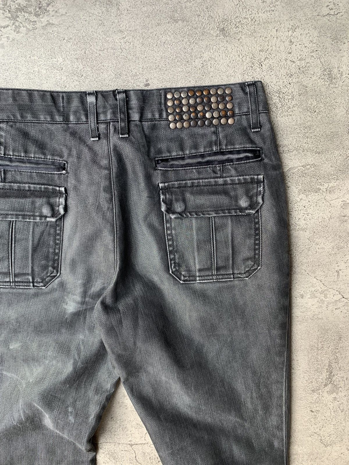 5351 POUR LES HOMMES ABAHOUSE (5351) lace up flare jeans Size US 30 / EU 46 - 6 Thumbnail