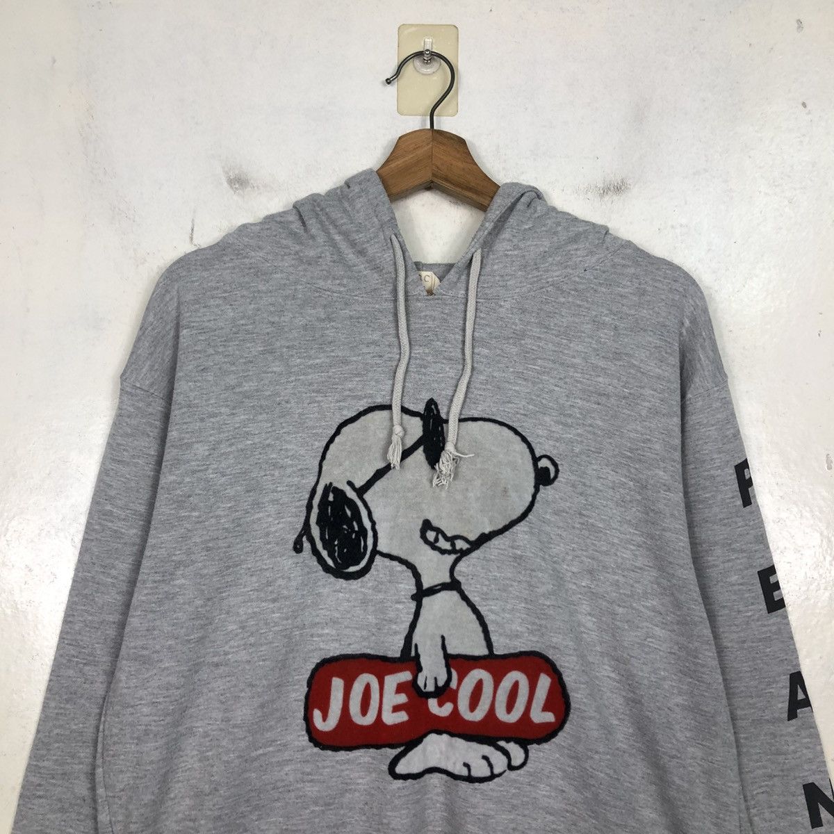 Japanese Brand 📌Vintage Hoodie Pull Over Peanuts Big Logo Over Print Size US L / EU 52-54 / 3 - 14 Thumbnail