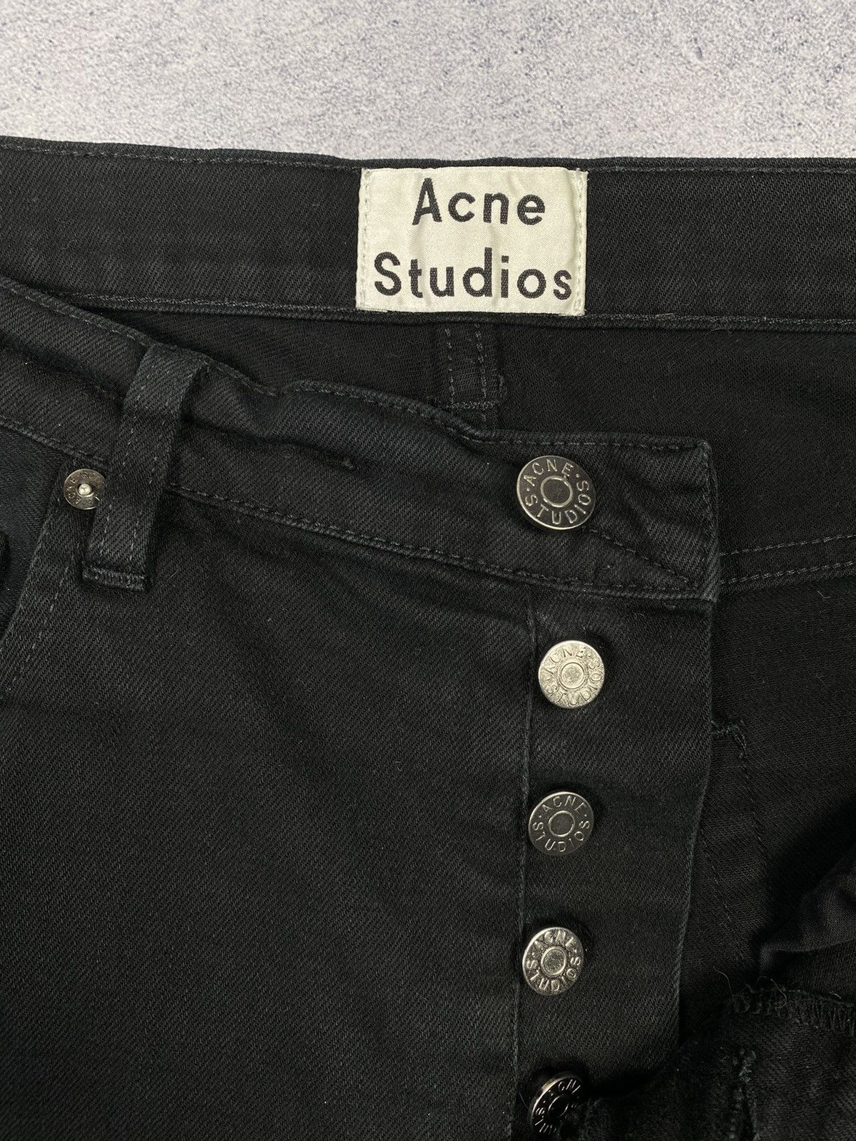 Acne Studios Acne Studios Town Stay Cash Jeans Black Size W34 L33 Size US 34 / EU 50 - 6 Thumbnail