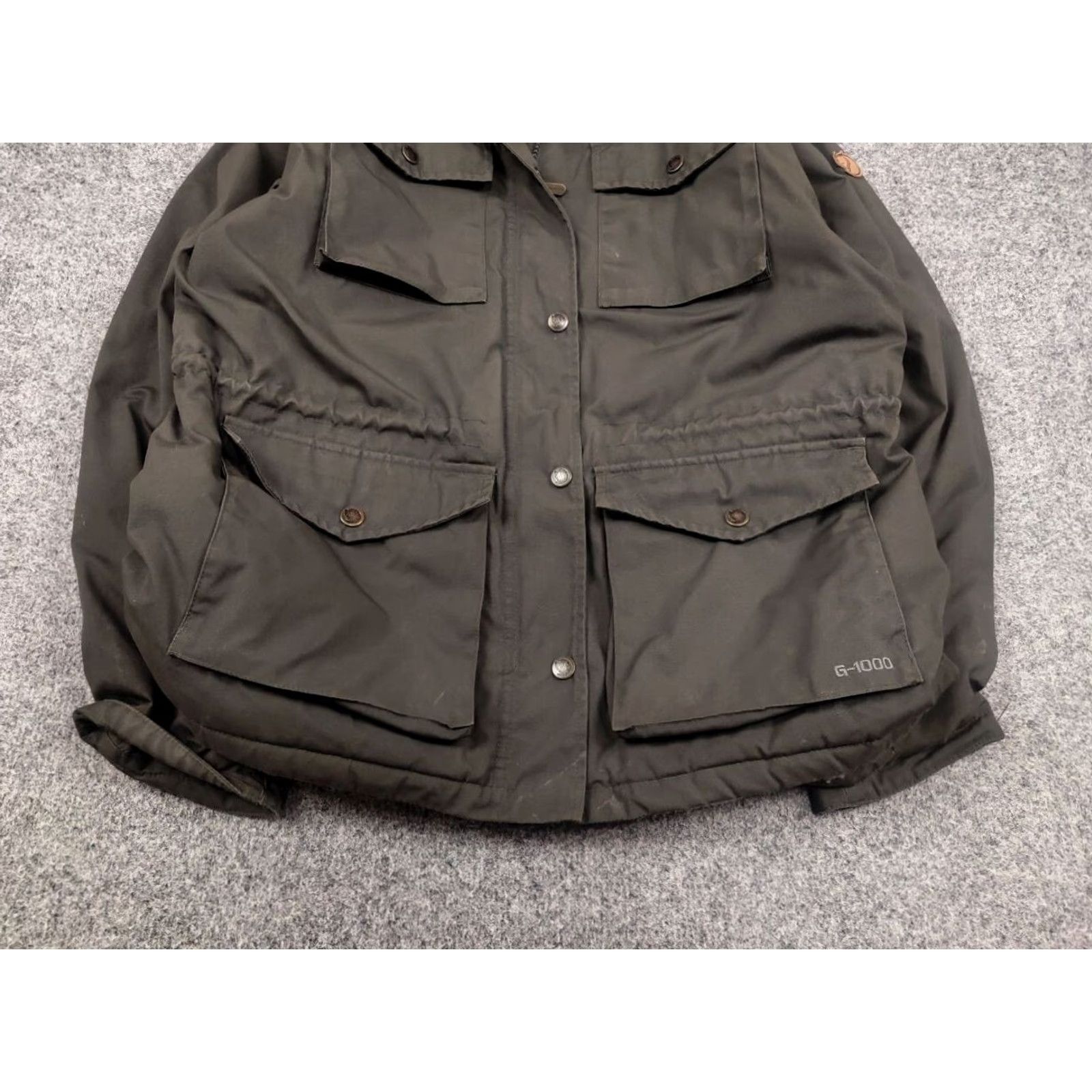 Vintage VINTAGE Fjällräven G1000 Jacket Womens Olive Olive Green Insulated Hooded Mid-Length Full Zip 2020s 90s Outdoor Fjällräven Logo Womens Size M / US 6-8 / IT 42-44 - 5 Thumbnail