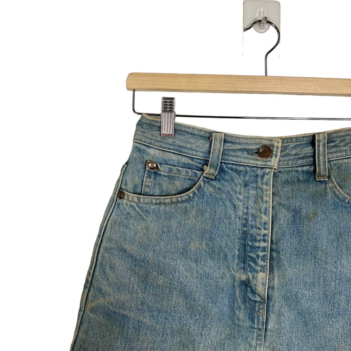 Hai Sporting Gear 🔥 HAI ISSEY MIYAKE DENIM SKIRTS Size 26" / US 2 / IT 38 - 6 Thumbnail