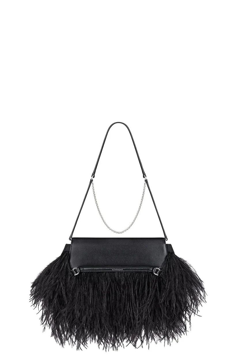 Givenchy o1srvl11e0625 Size:OS/ Voyou Clutch Bag in Black Size ONE SIZE - 1 Thumbnail