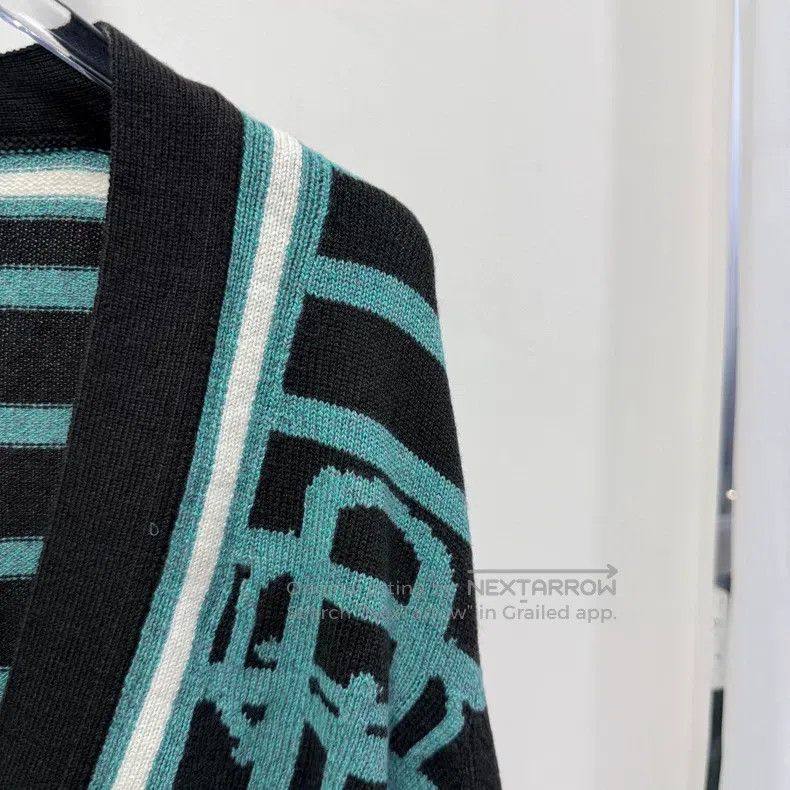 Hermes Hermes Horizontal striped cardigan Size M / US 6-8 / IT 42-44 - 4 Thumbnail