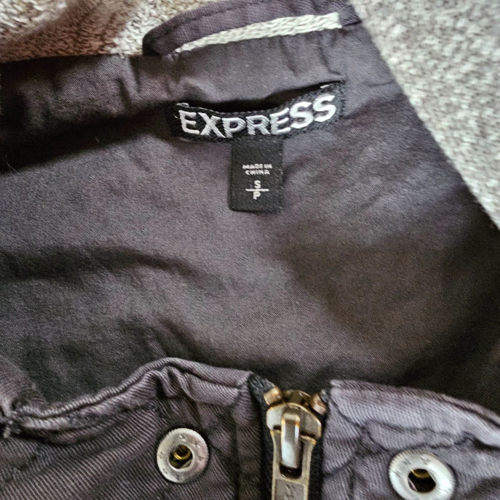 Express Express Women's Hoodie Jacket Casual Full Zip Lined Size S Gray Size S / US 4 / IT 40 - 7 Thumbnail
