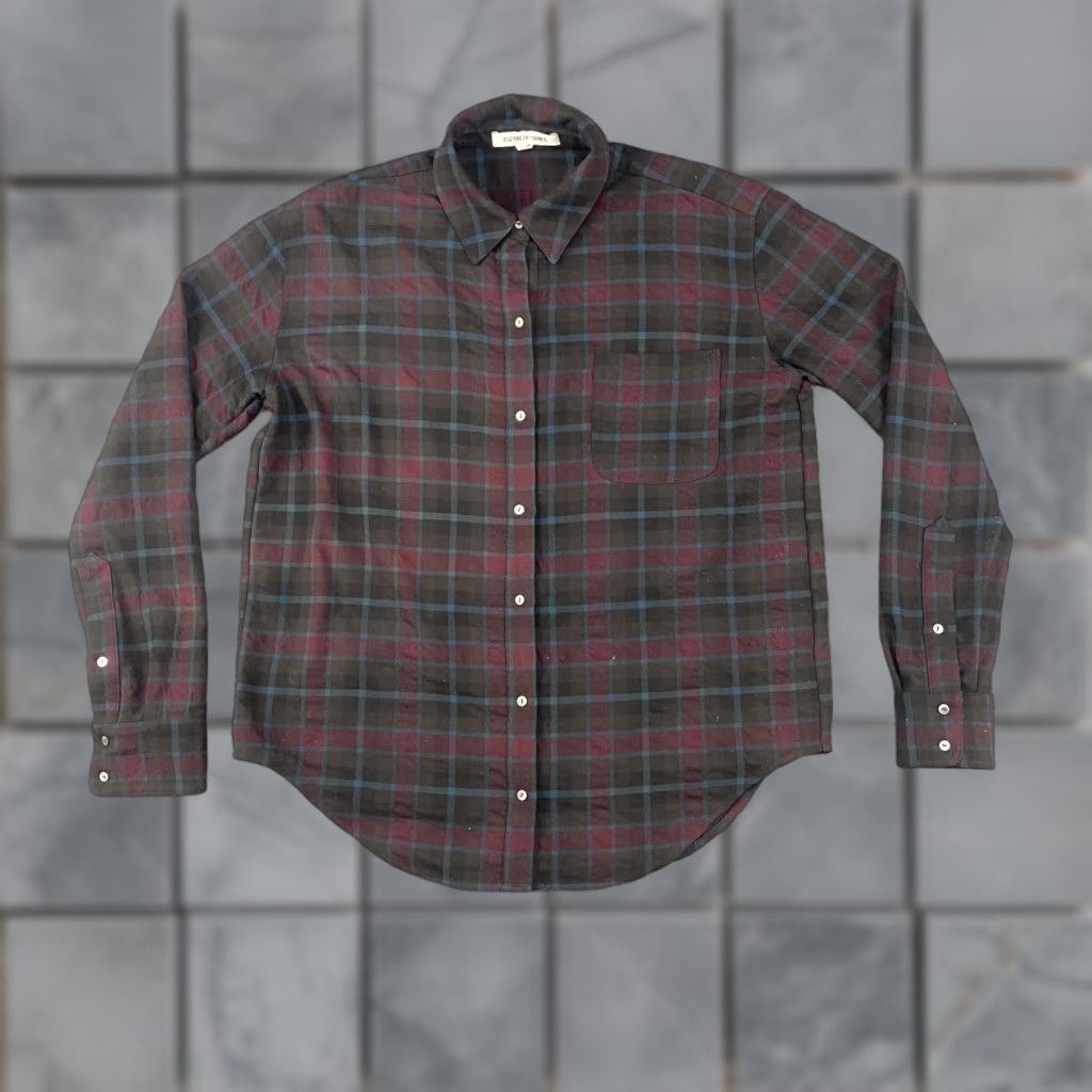 Elizabeth and James Elizabeth and James Shirt Womens XXS Black Plaid Button Up Long Sleeve Tunic Size XXS / US 00 / IT 34 - 1 Thumbnail
