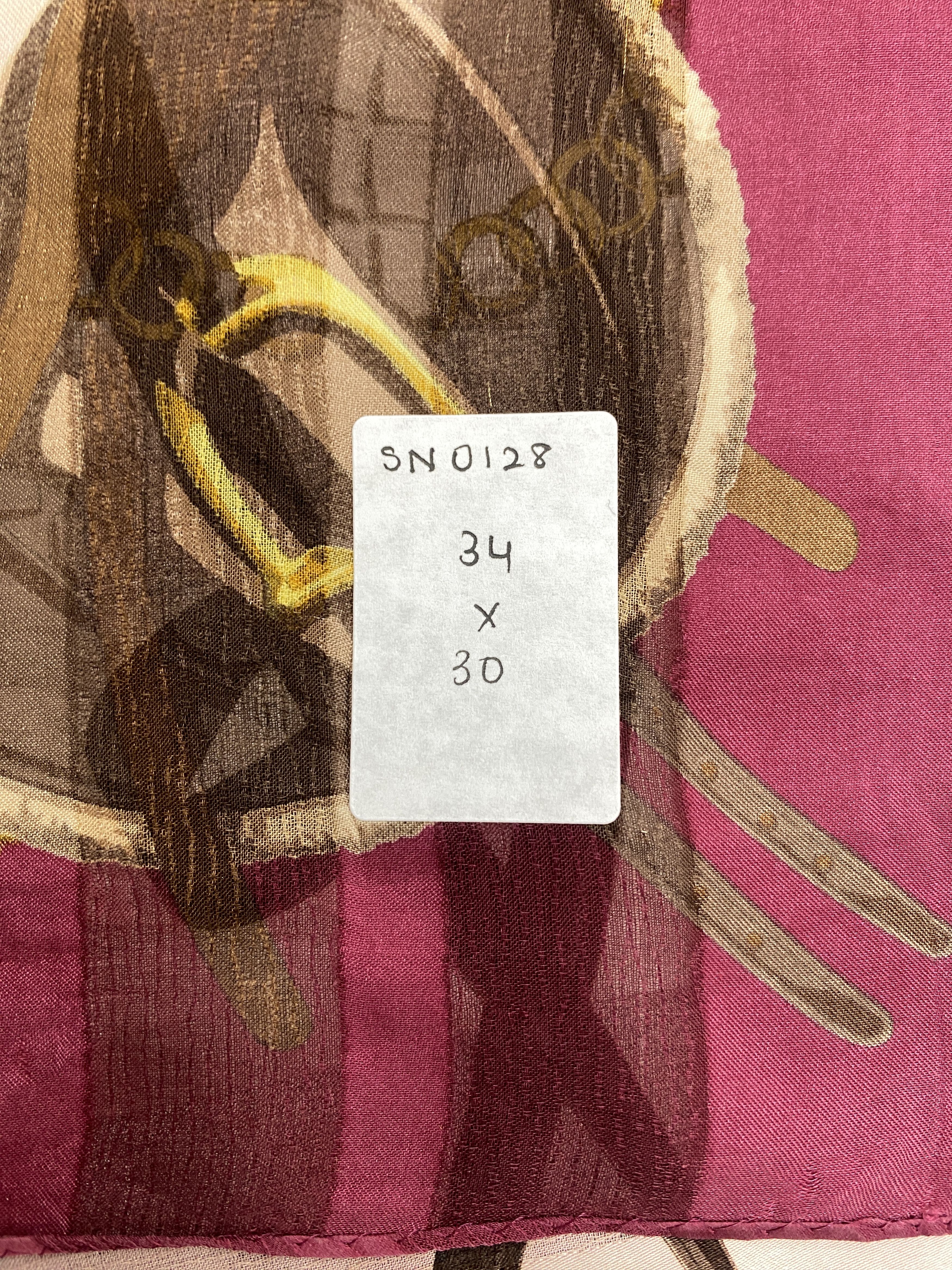 Japanese Brand Vintage Japanese Brand Horse Silk Scarf SN0129 Size ONE SIZE - 8 Thumbnail