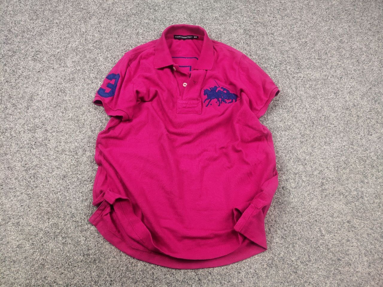 Polo Ralph Lauren Vintage Y2K Style Polo Ralph Lauren Pink Big pony T Shirt Size M / US 6-8 / IT 42-44 - 2 Thumbnail