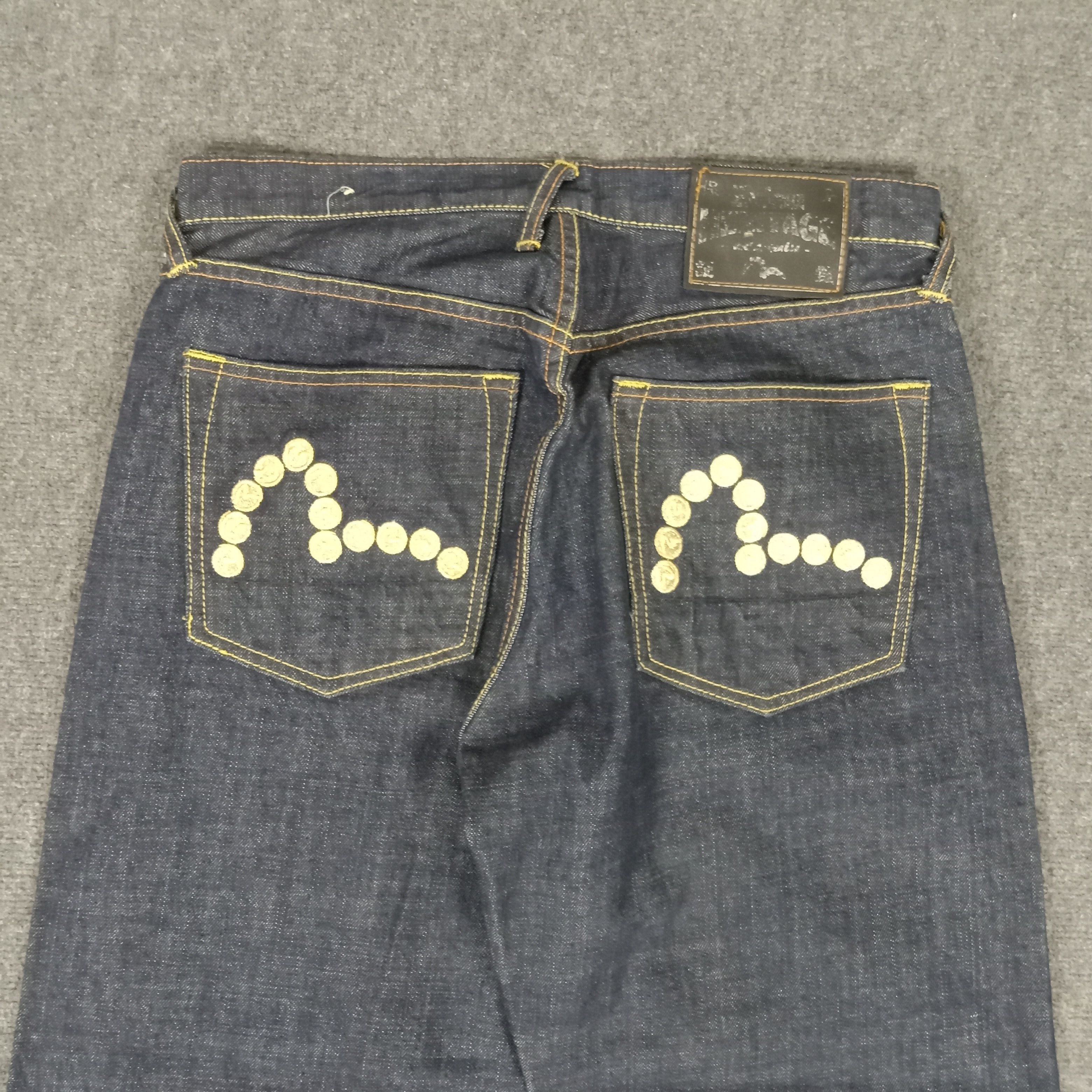 Japanese Brand × Vintage Evisu Japanese Brand Daicock Custom Art Denim Jeans Size US 31 - 7 Thumbnail