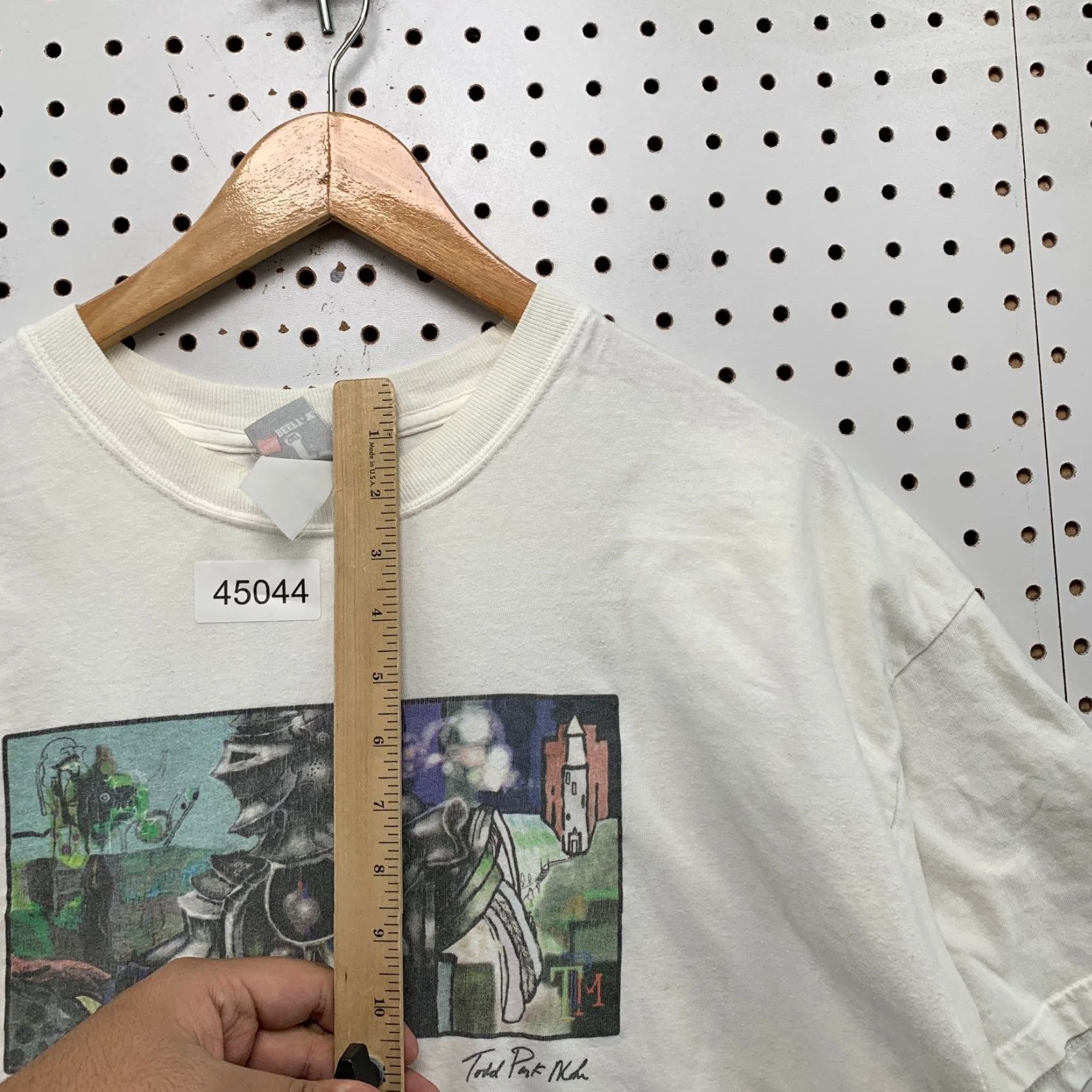 Hanes VINTAGE Nike Shirt Mens Large White 2006 Music Tour Concert Big Head Todd Monster Shirt Size US L / EU 52-54 / 3 - 7 Thumbnail