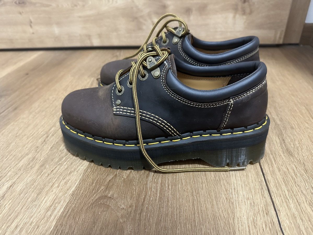 Dr. Martens Dr. Martens 8053 Arc Crazy Horse Leather Platform Shoes Size US 7.5 / EU 40-41 - 4 Thumbnail