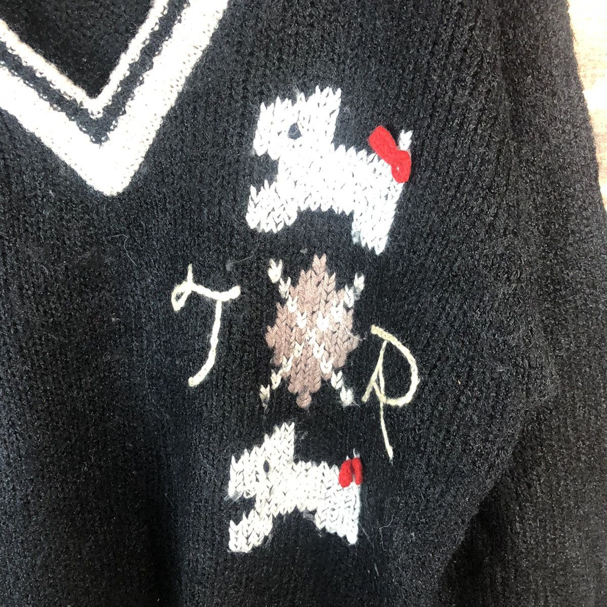 Homespun Knitwear × Japanese Brand Glove Puper Dark Blue Knitwear #A1978 Size S / US 4 / IT 40 - 9 Thumbnail