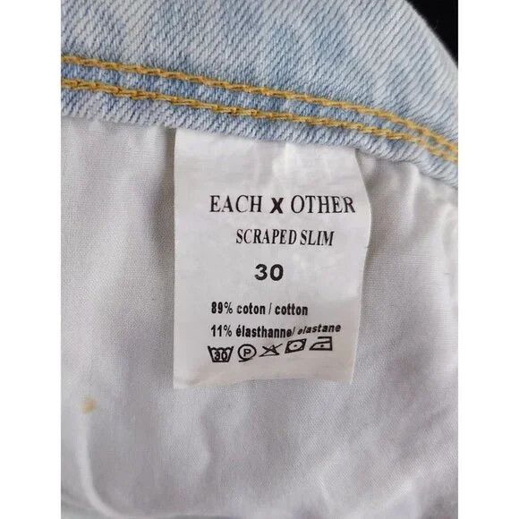 EACH x OTHER Each x Other Limited Edition Robert Montgomery Jeans 30 Size 32" / US 10 / IT 46 - 14 Thumbnail