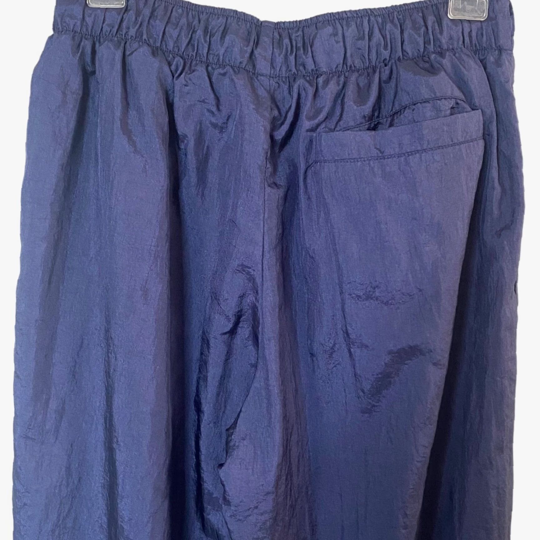 Champion Champion Life Nylon Warm-Up Pants Mens Medium Navy Blue Pockets Jogger Athletic Size US 31 - 6 Thumbnail