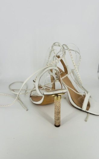 Jacquemus Jacquemus White Leather Sandals – US 9 Size US 9 / IT 39 - 3 Thumbnail
