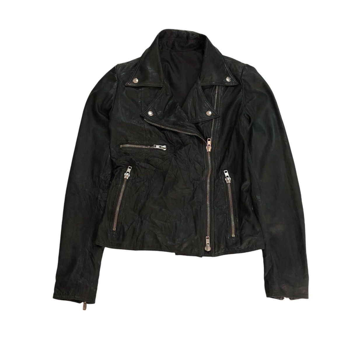 Seditionaries 🔥VINTAGE DOUBLE COLLAR LEATHE JACKET SWORD 14th ADDICTION Size US M / EU 48-50 / 2 - 1 Thumbnail