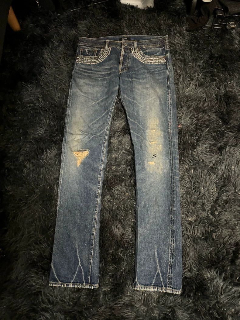 Undercover Undercover Size2 09ss NEOBOY POPTONE Washed Poetry Embroide Size US 30 / EU 46 - 1 Thumbnail