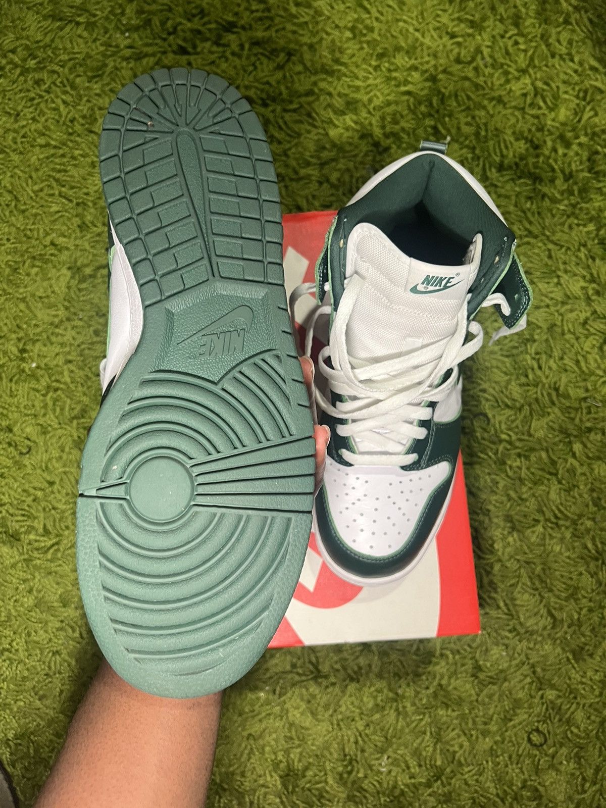 Nike Nike Dunk High Spartan Size US 9.5 / EU 42-43 - 4 Thumbnail