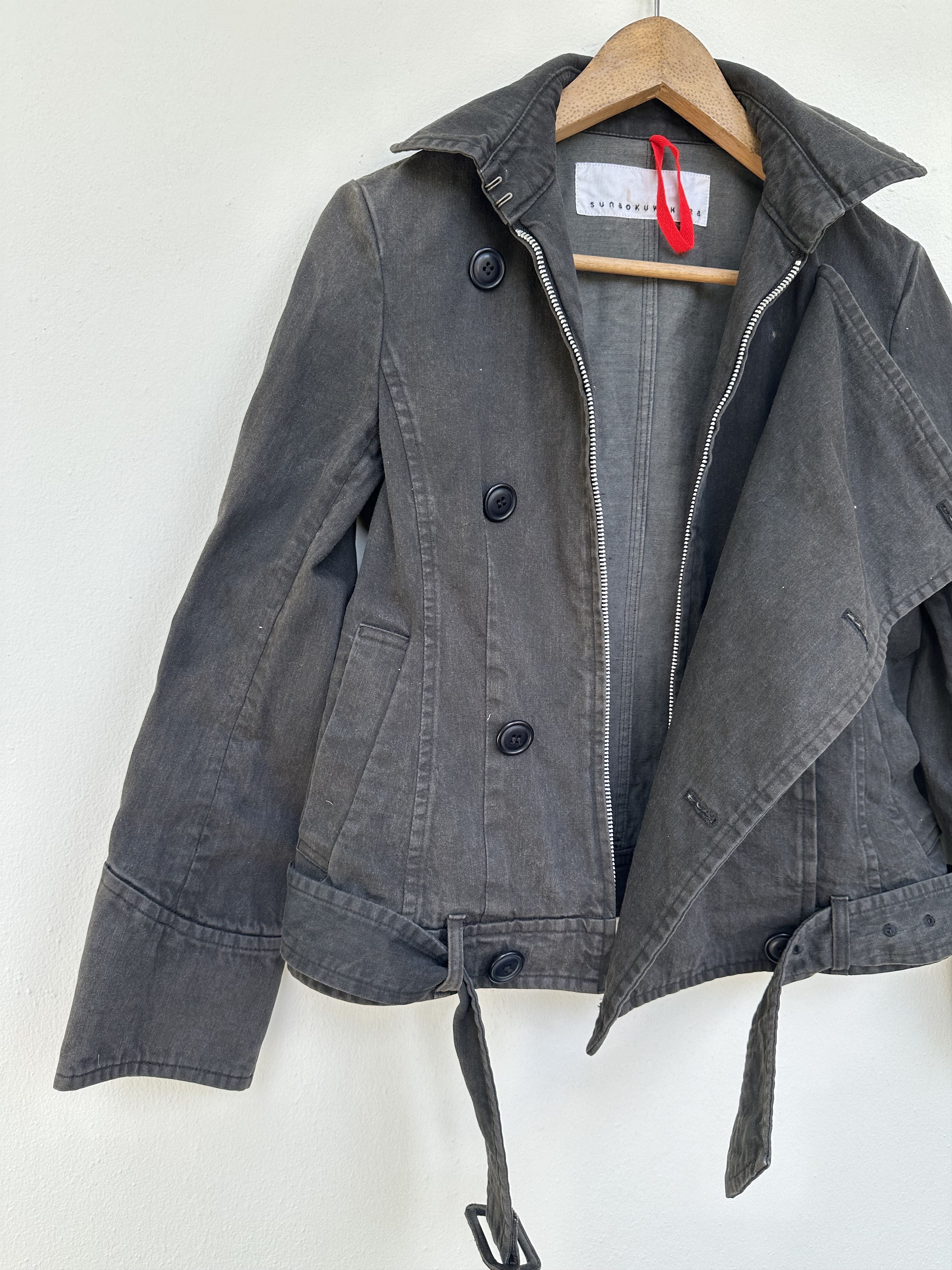 Issey Miyake Issey Miyake Designer Sunaokuwahara Distressed Punk Jacket Size US M / EU 48-50 / 2 - 8 Thumbnail