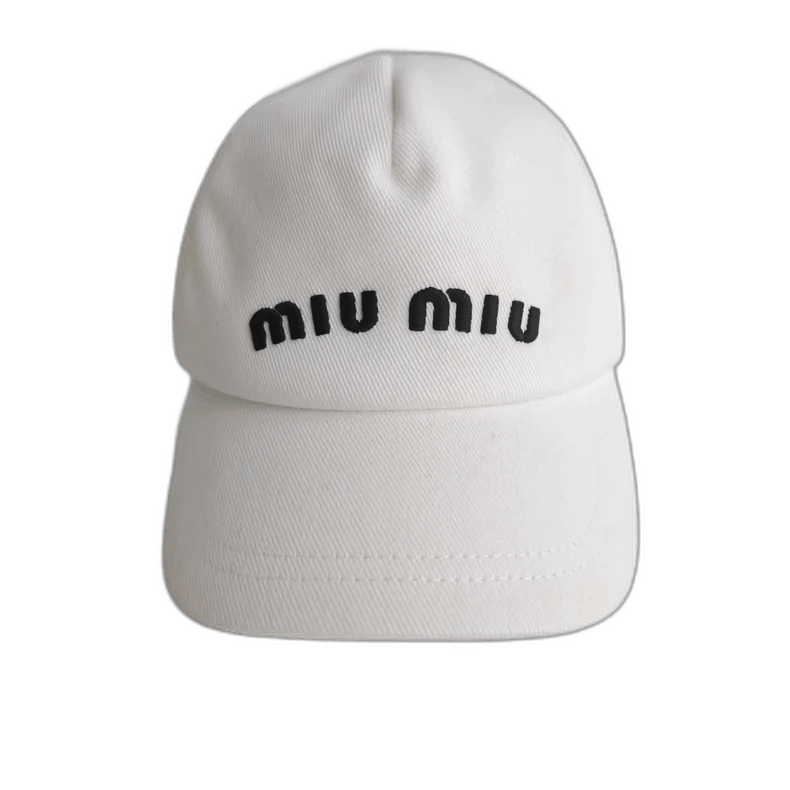 Miu Miu MIU MIU Logo Casual Cotton Cap for Women-yf Size ONE SIZE - 1 Thumbnail