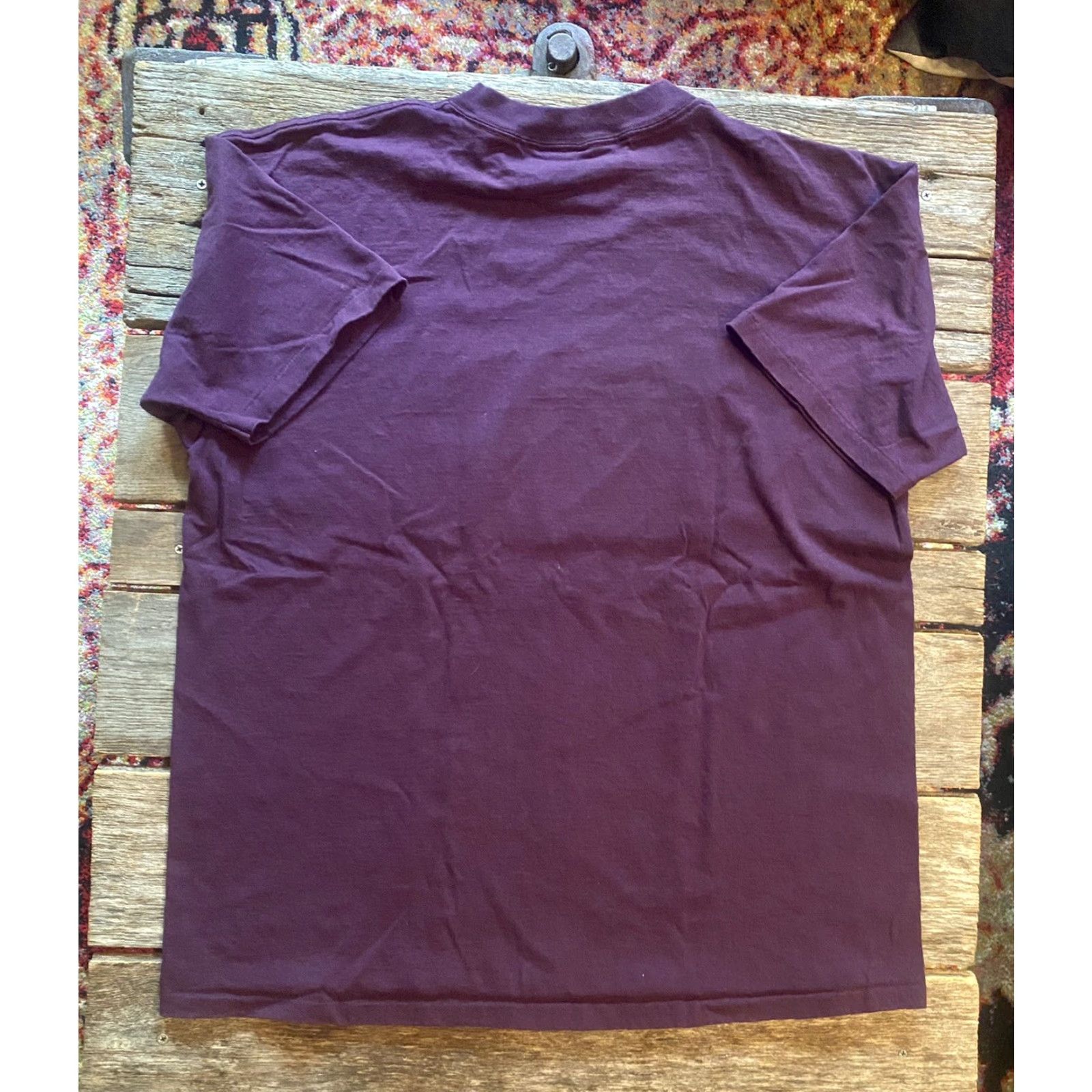 Vintage VINTAGE Robert Allan Hawaii T-Shirt Sailboats XL Purple Short Sleeve Crew Neck Mens Size US XL / EU 56 / 4 - 2 Thumbnail