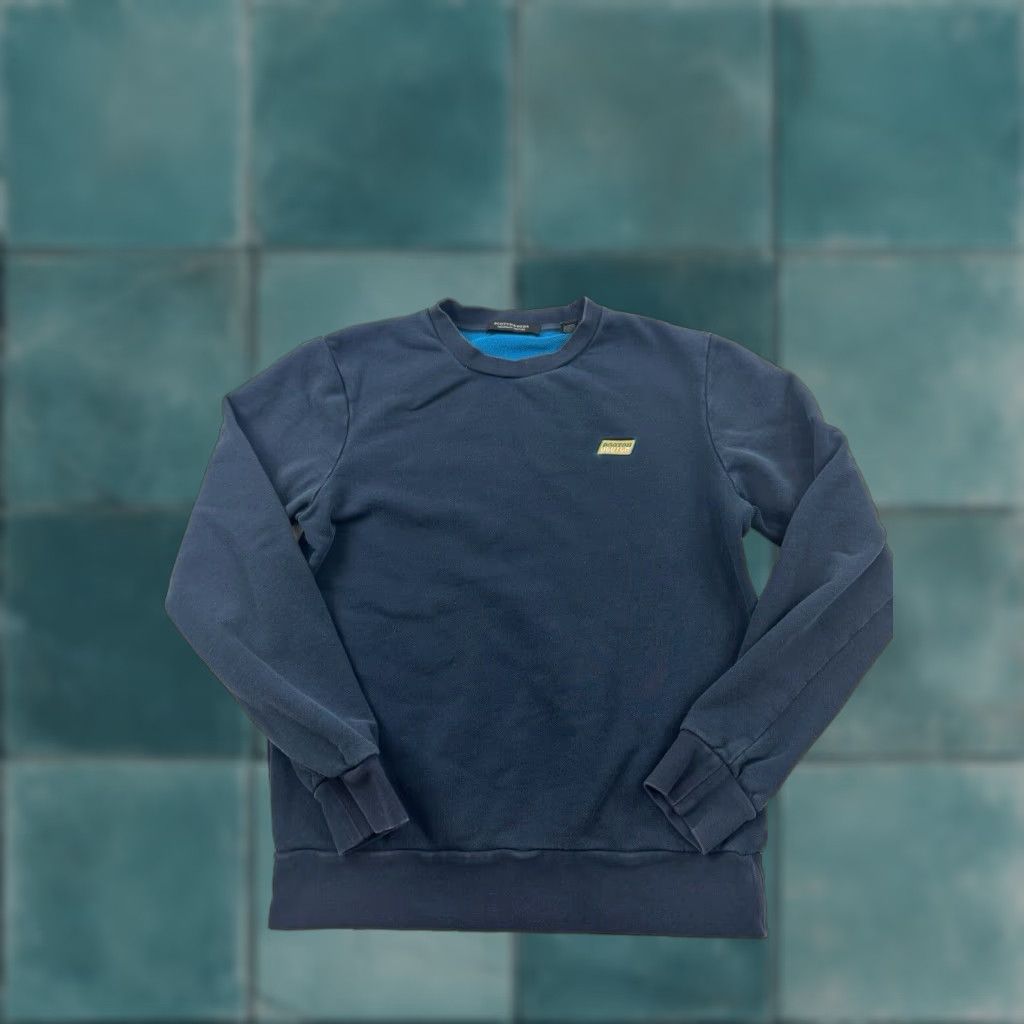 Scotch & Soda SCOTCH & SODA Sweatshirt Mens Small Blue Crew Neck pullover jumper Shirt? Size US S / EU 44-46 / 1 - 1 Thumbnail